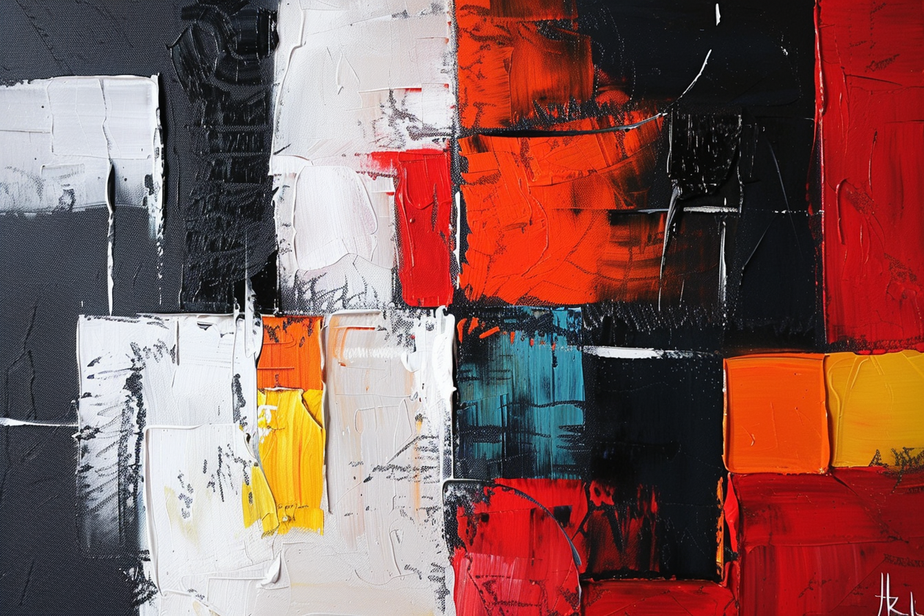 Tableau Coloré Original Moderne