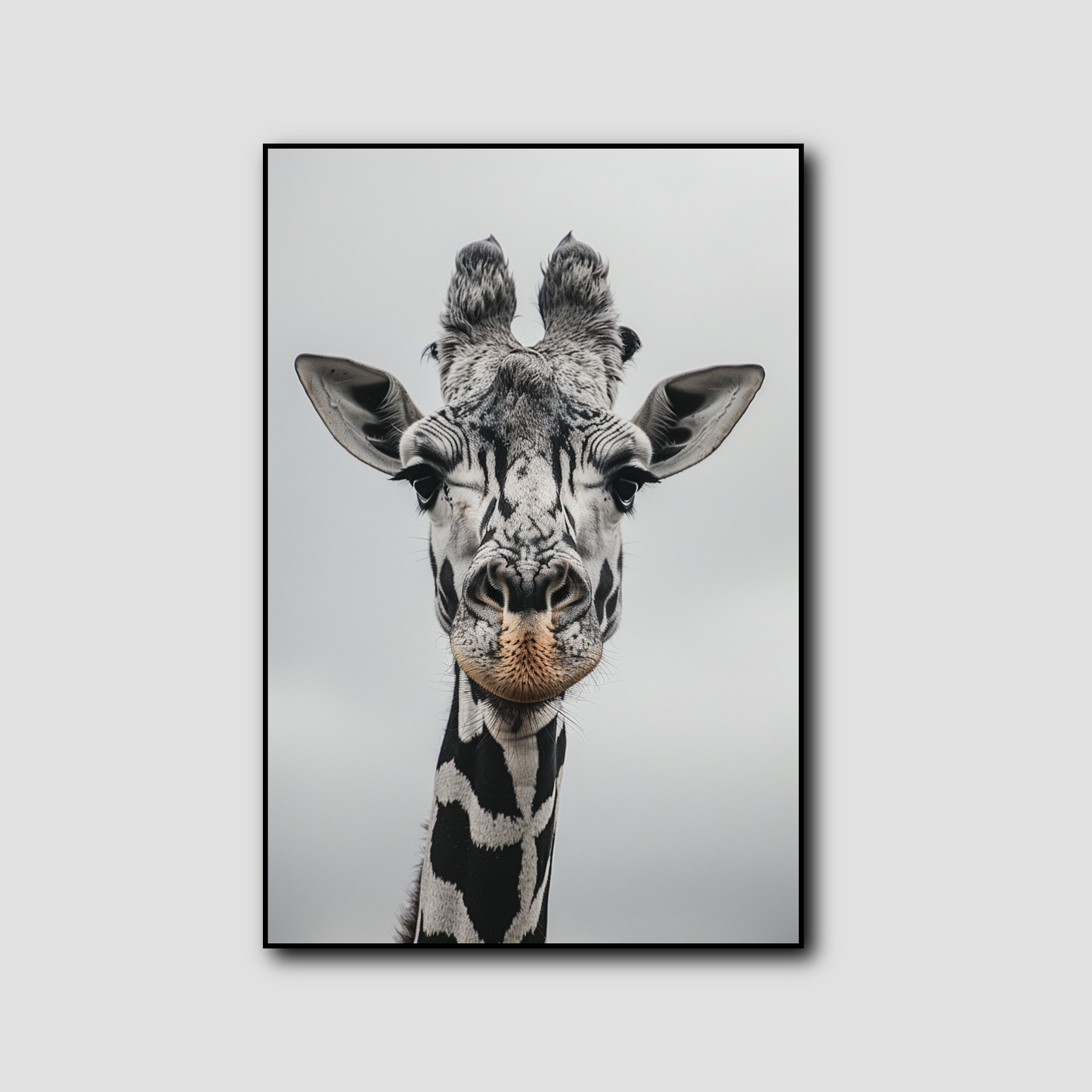 Tableau Girafe Rigolote