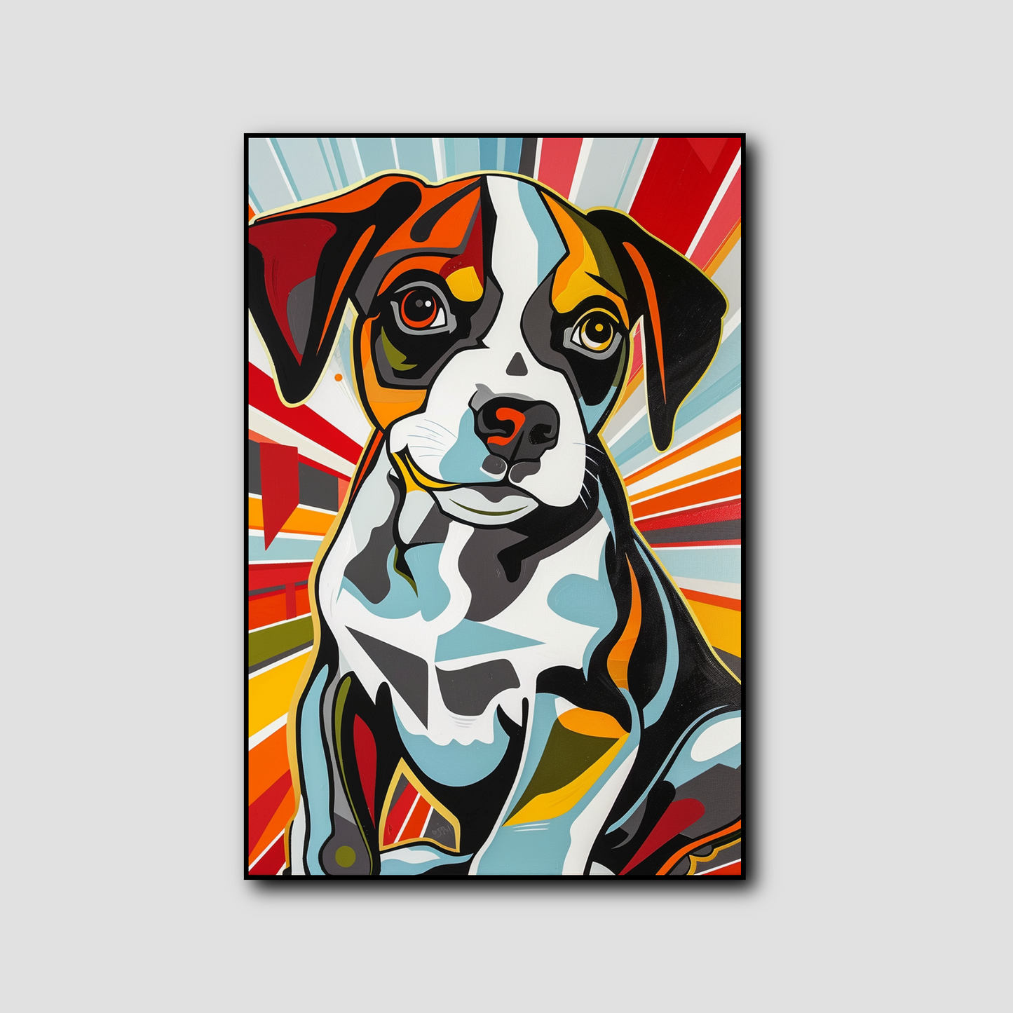 Tableau Chien Pop Art