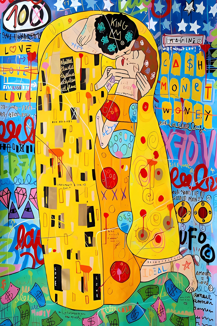 Tableau Pop Art Klimt