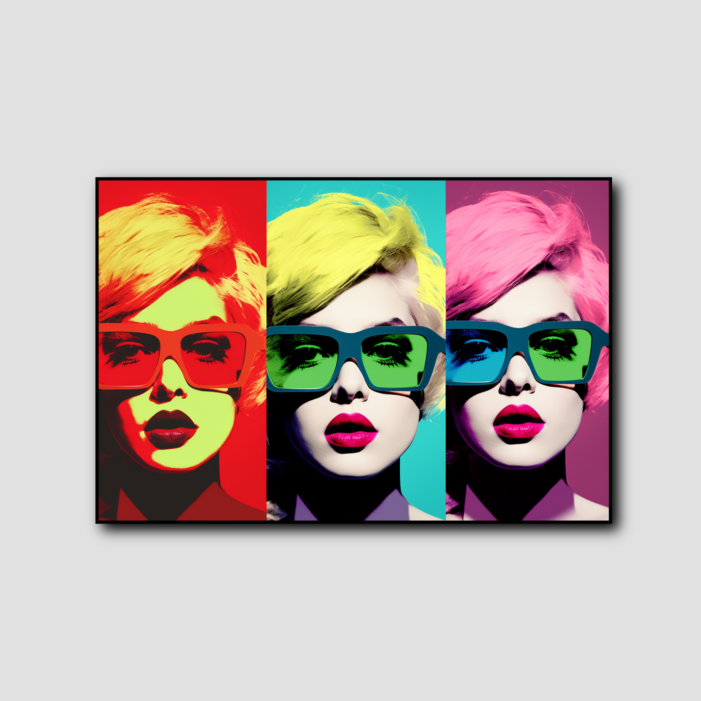 Tableau Lady Gaga Pop Art