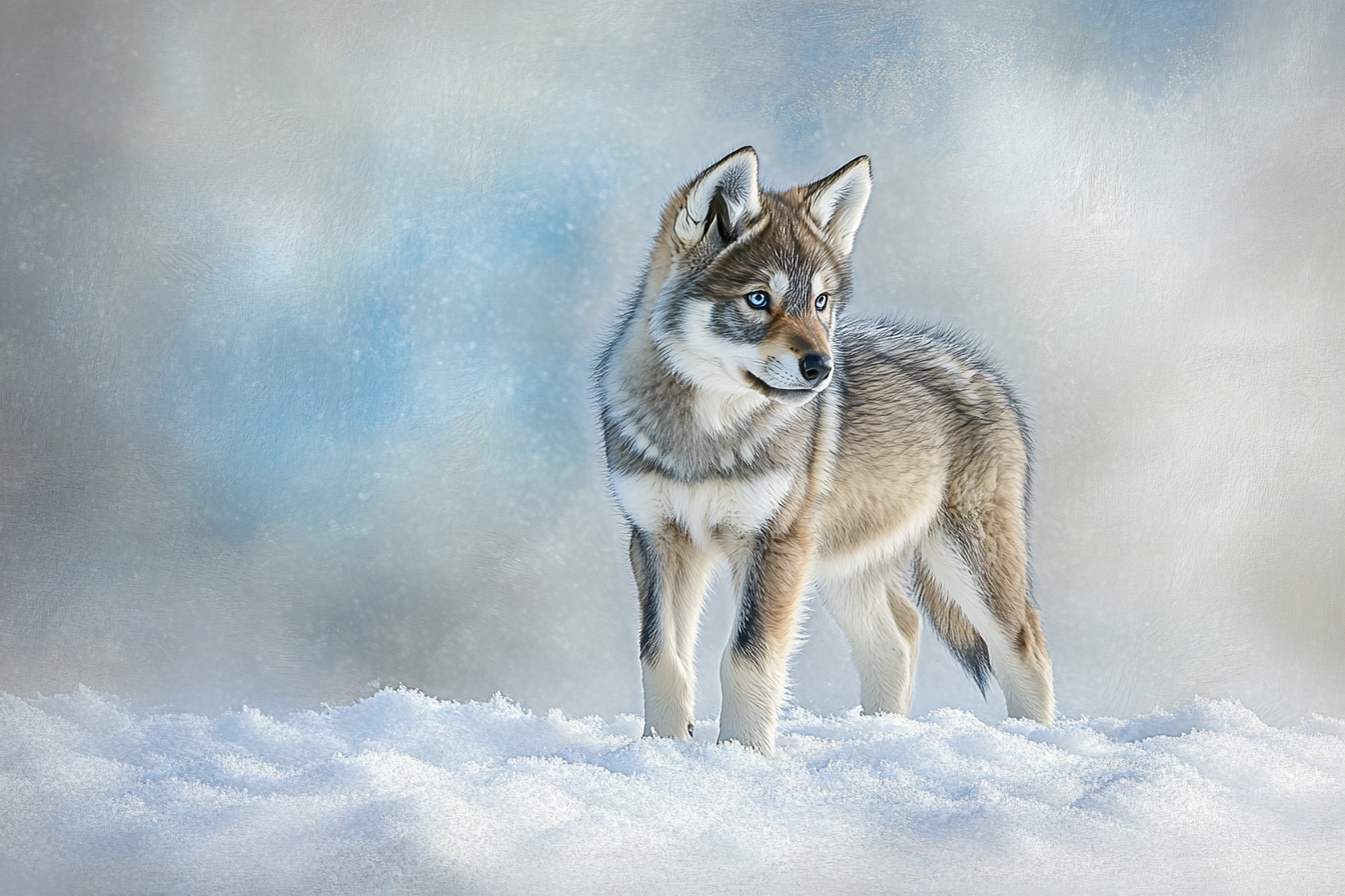 Tableau Loup Petit Loup