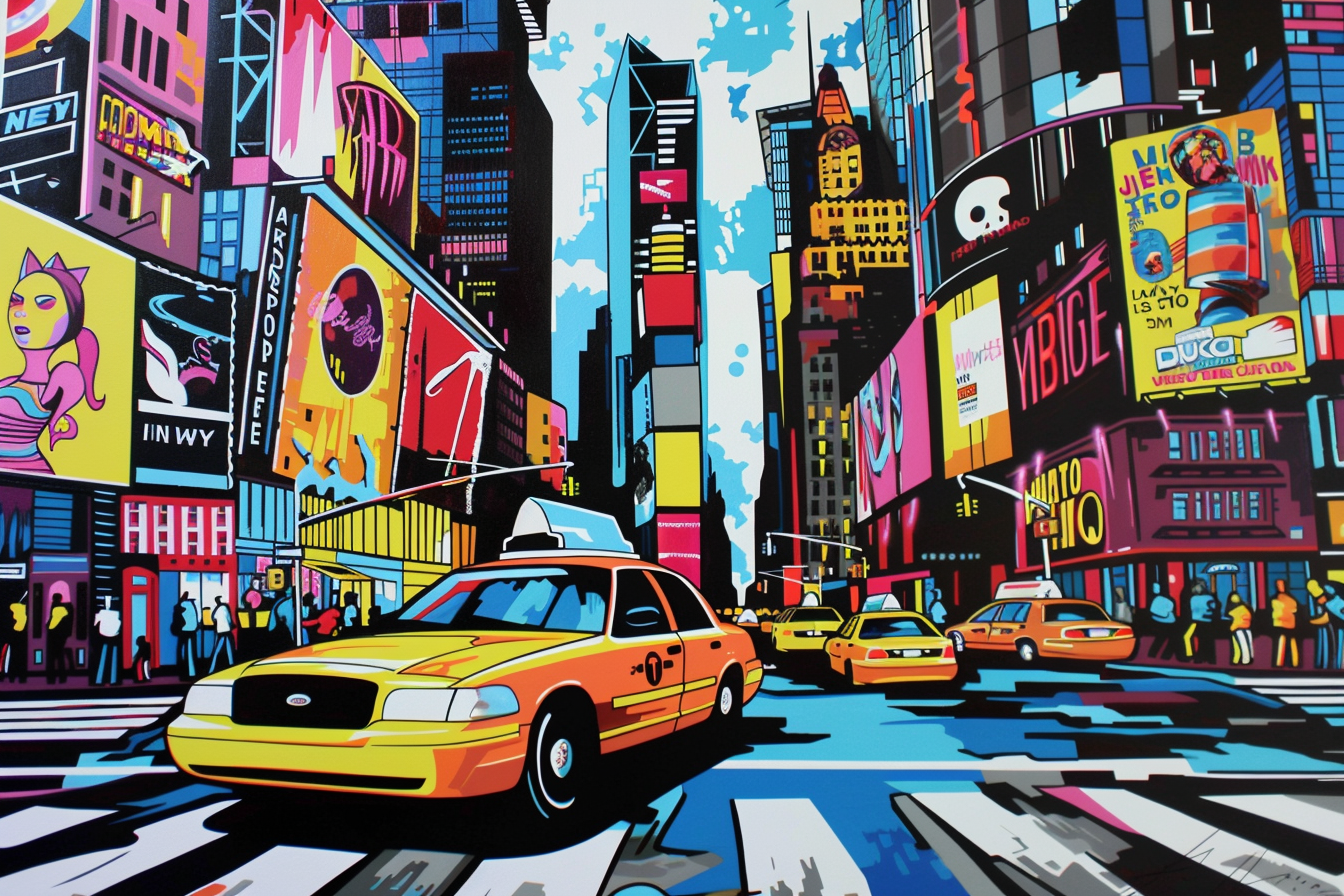 Tableau Pop Art New York