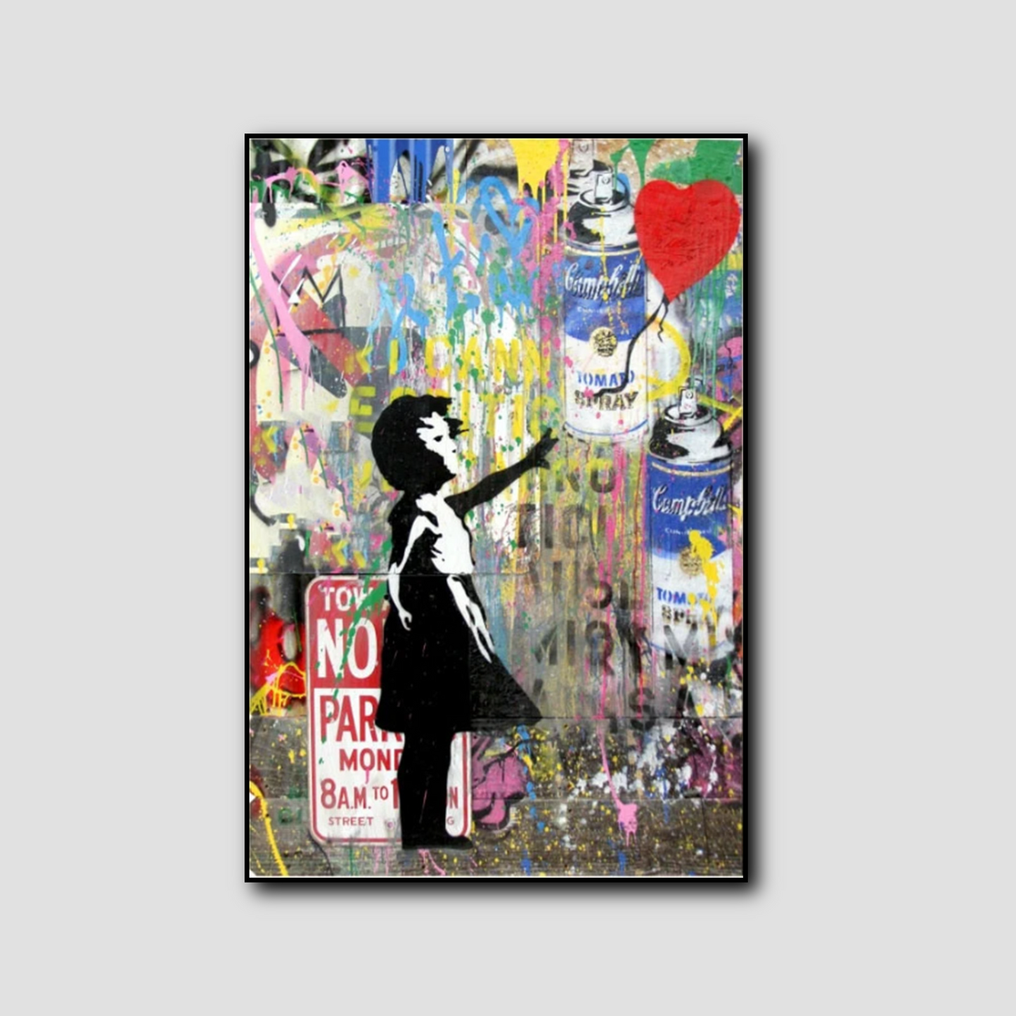 Tableau Pop Art Graffiti Artiste