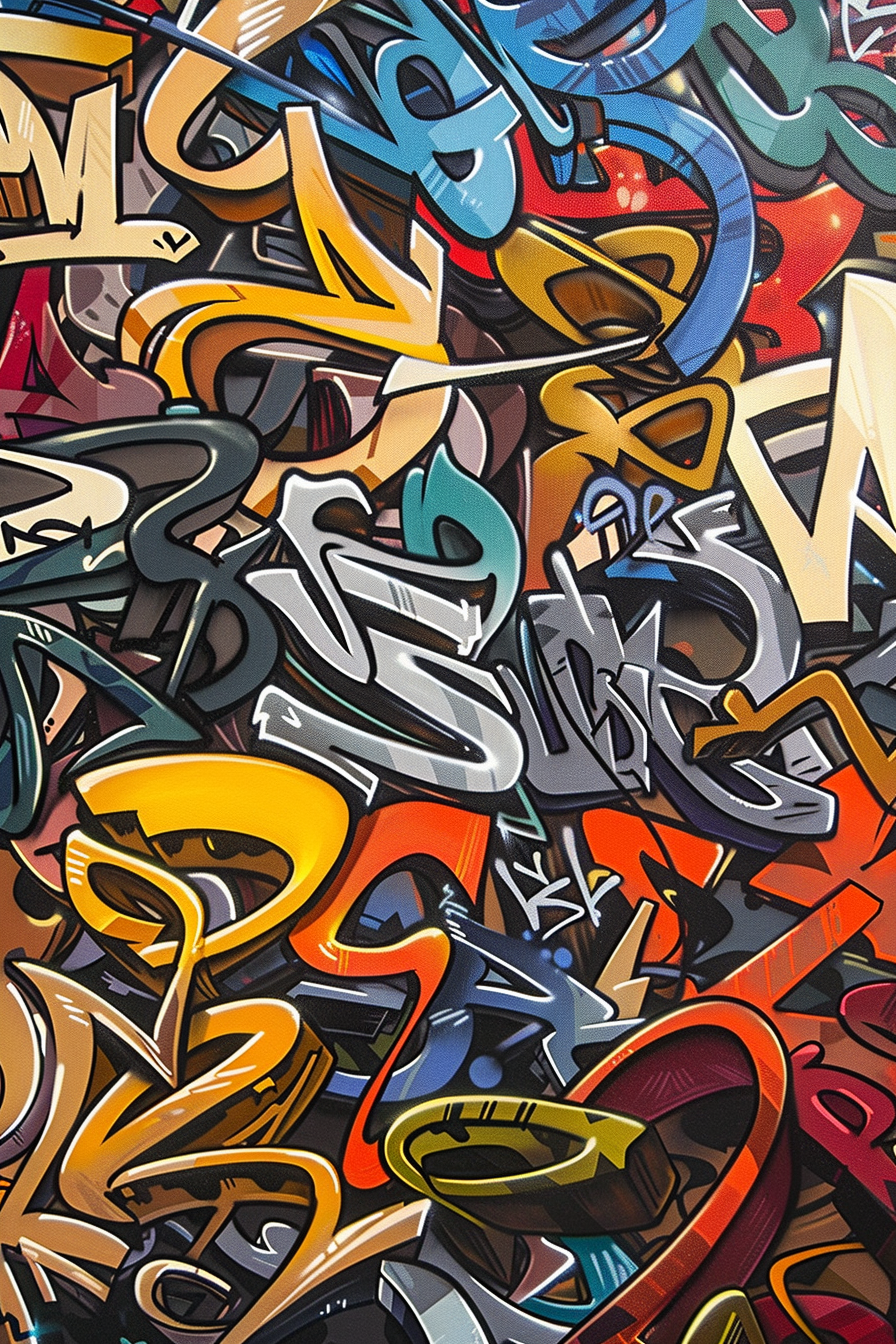 Tableau Tag Graffiti