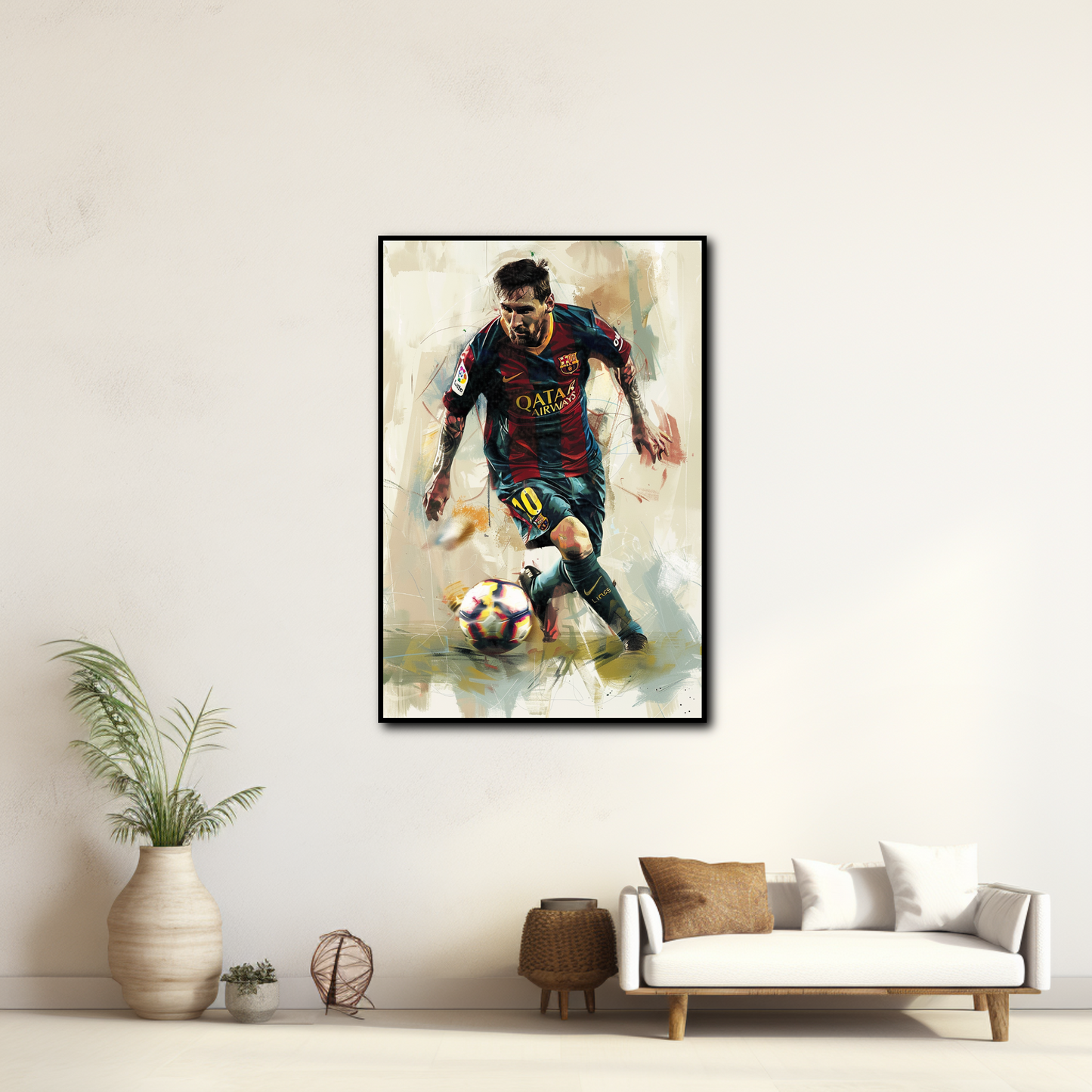 Tableau Lionel Messi N°10
