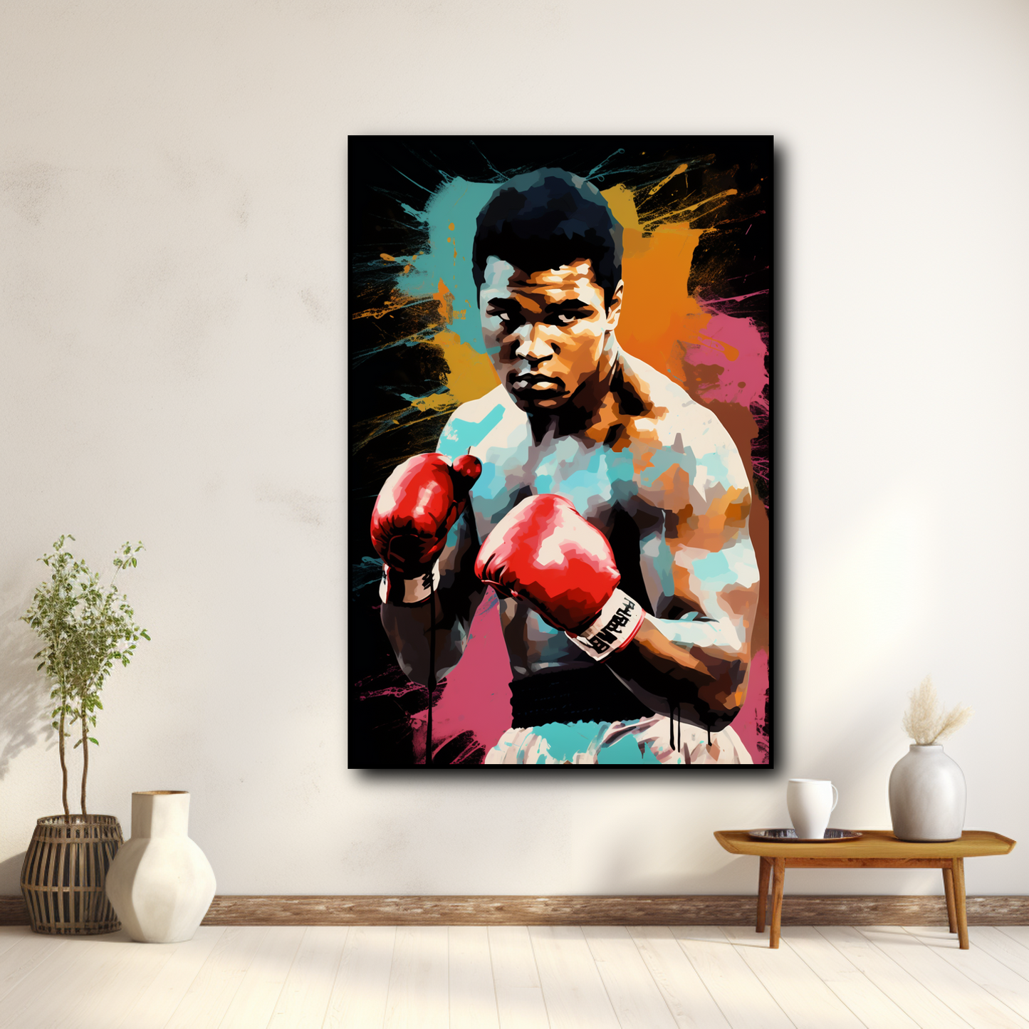 Tableau Pop Art Mohamed Ali