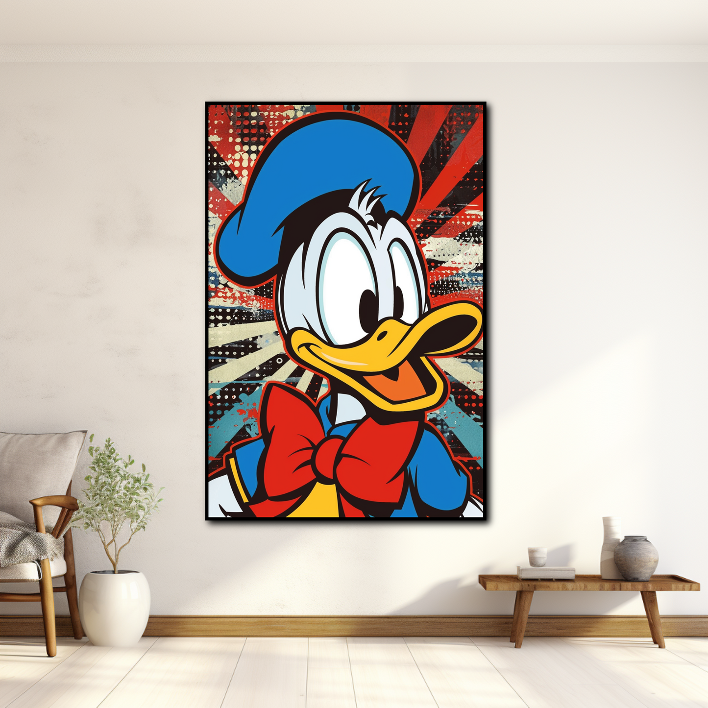 Tableau Pop Art Donald Duck