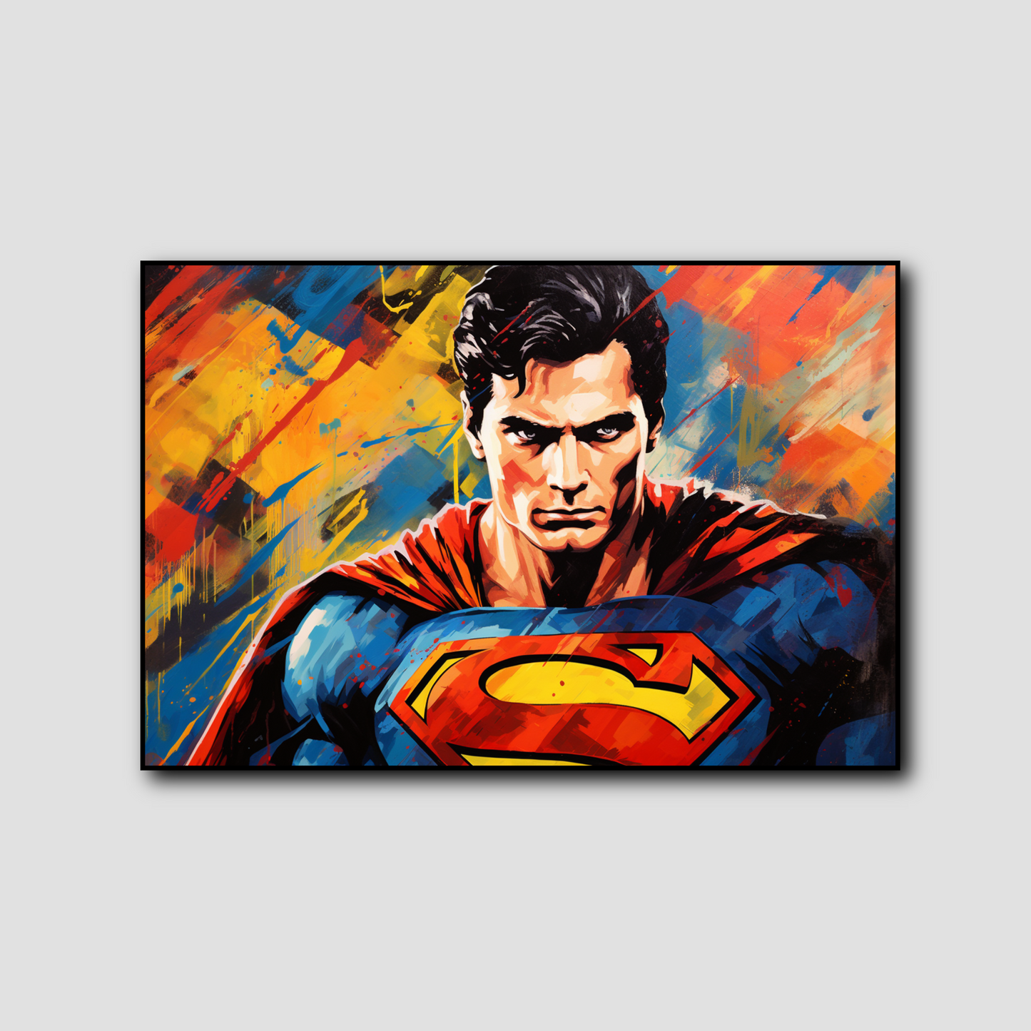 Tableau Superman Street Art