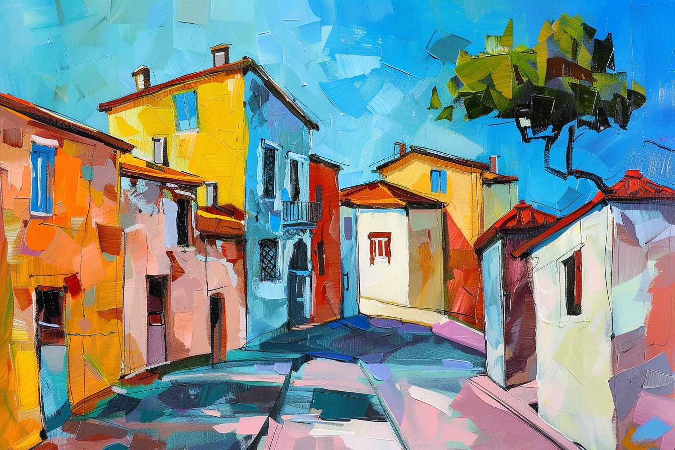 Tableau Ville Moderne
