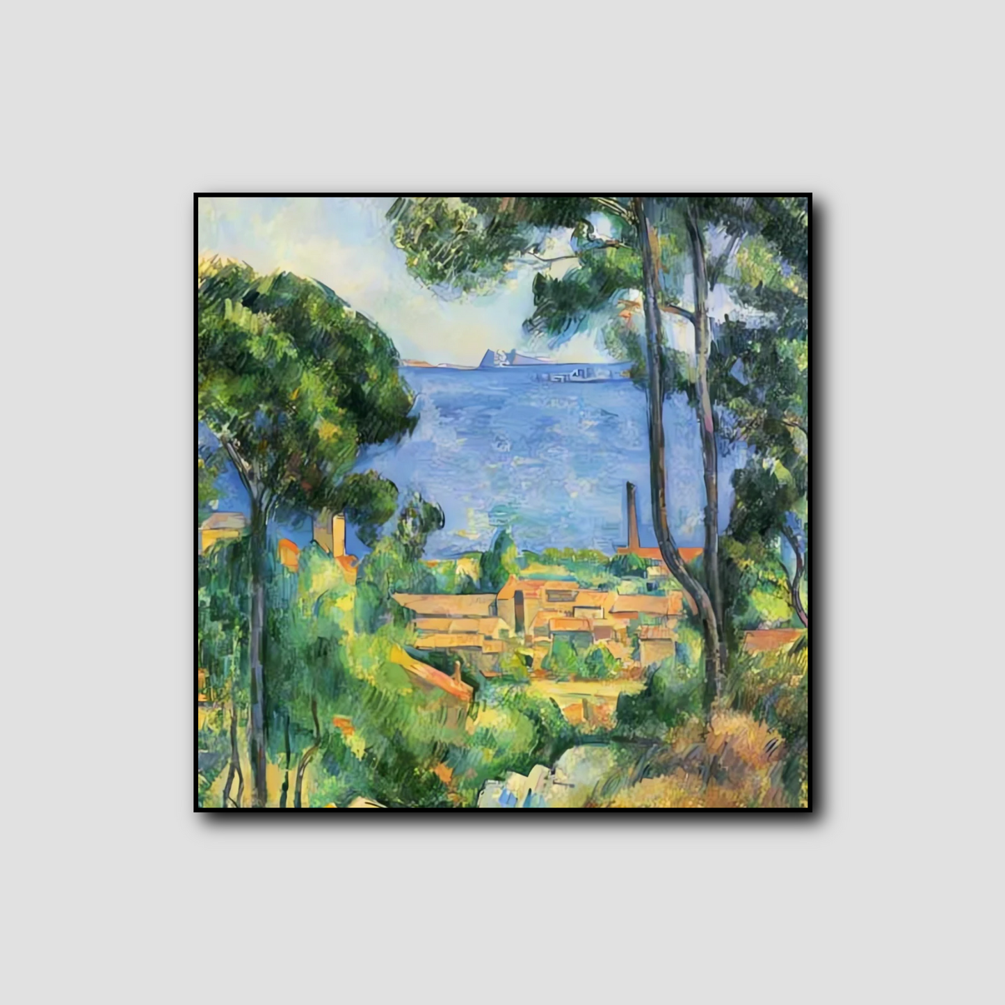 Vue sur l'Estaque et les Châteaux d'If - Paul Cézanne