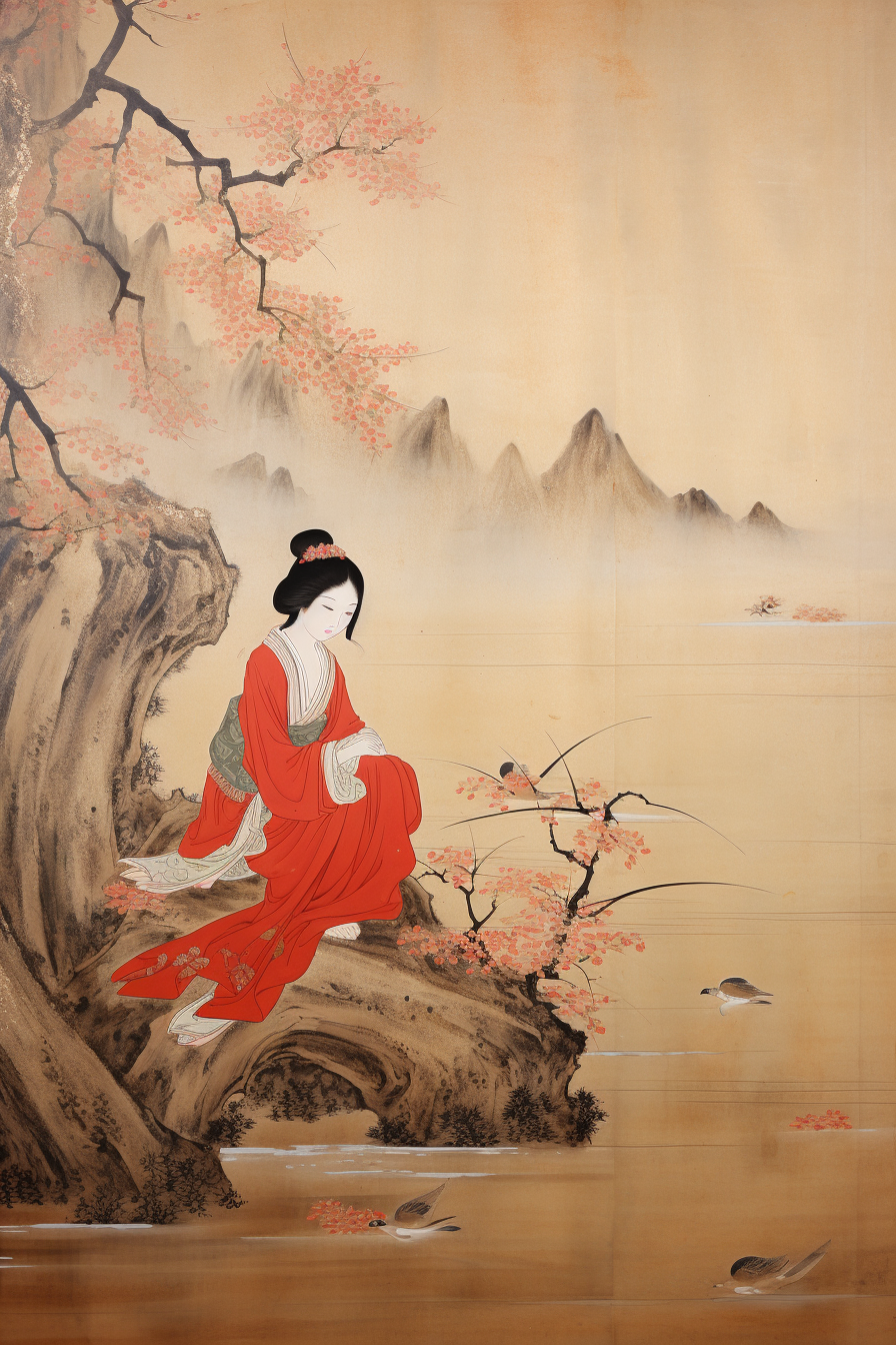 Tableau Japonais Ancien