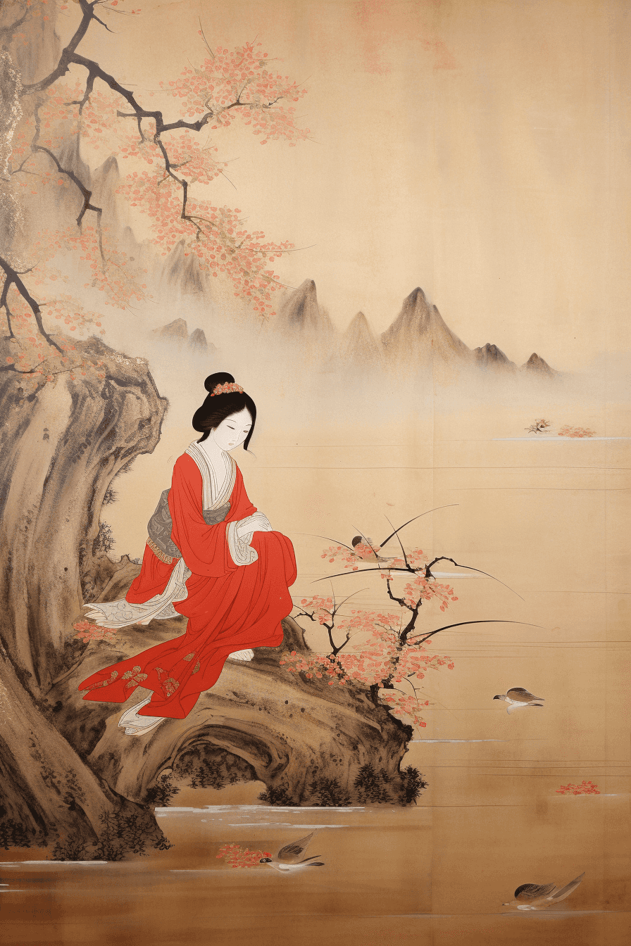 Tableau Japonais Ancien