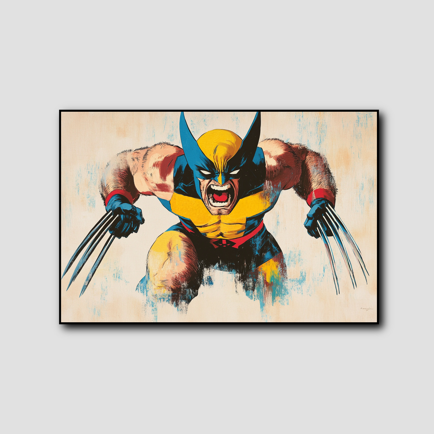 Tableau déco Wolverine Dc-Comics bande dessinée