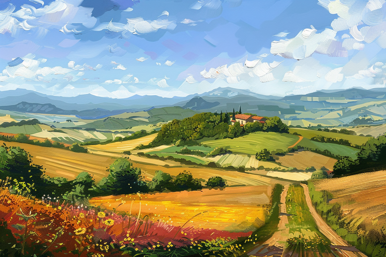 Peinture à l’Huile Paysage