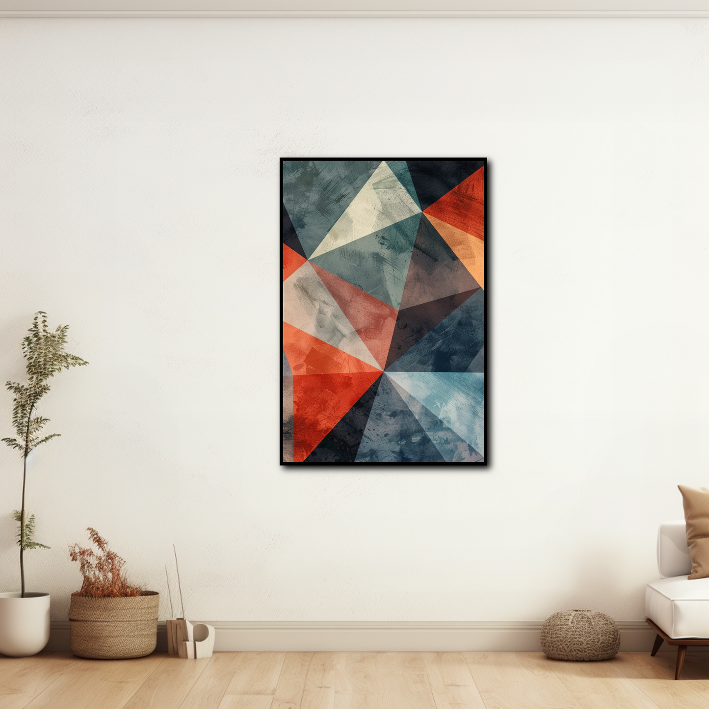 Tableau Géométrique Moderne