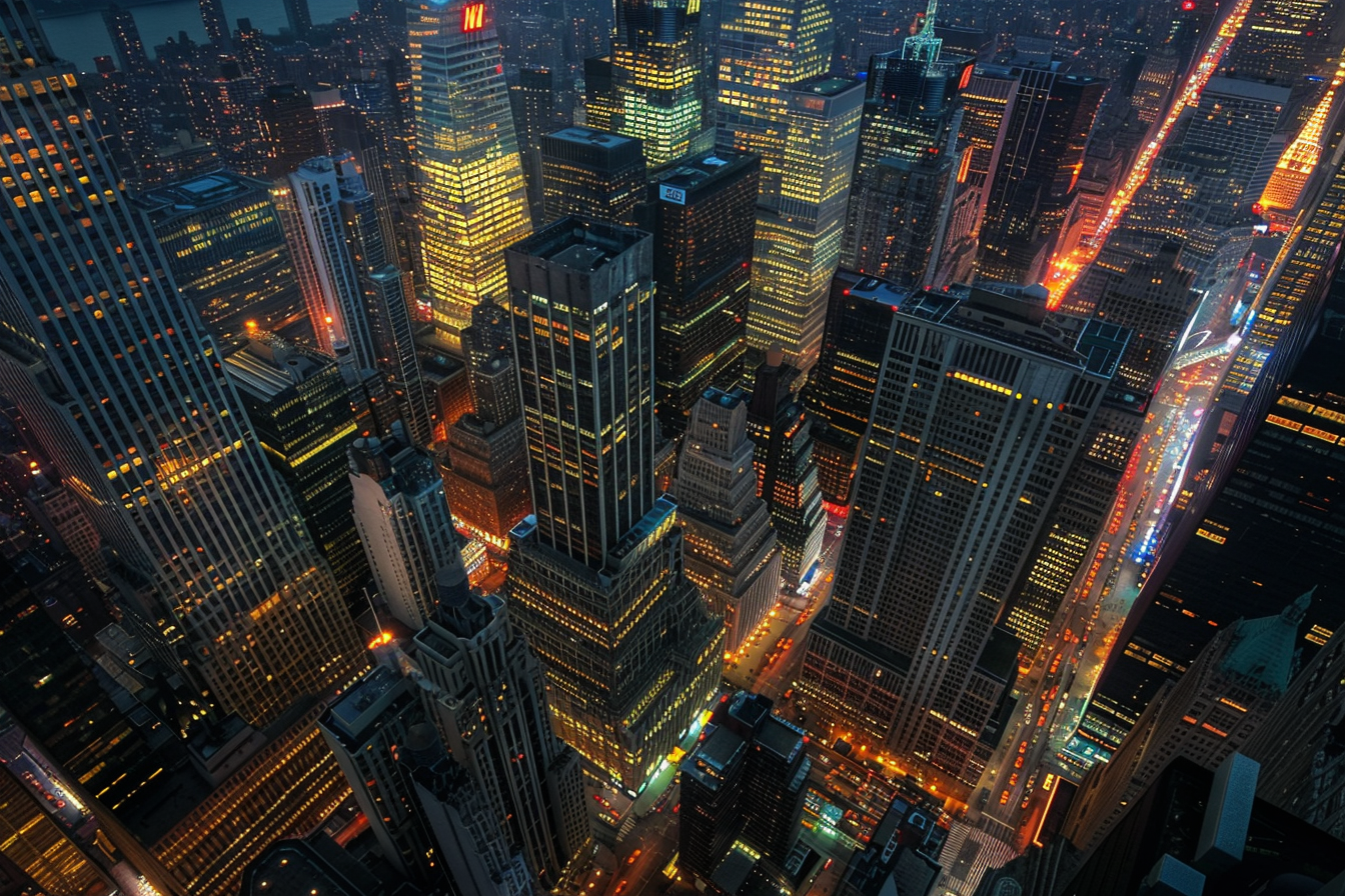 Tableau New York de Nuit