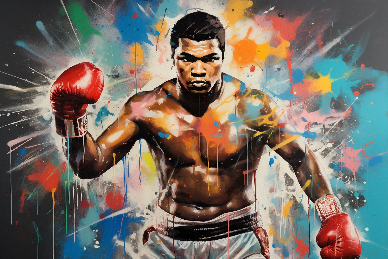 Tableau Mohamed Ali Champion
