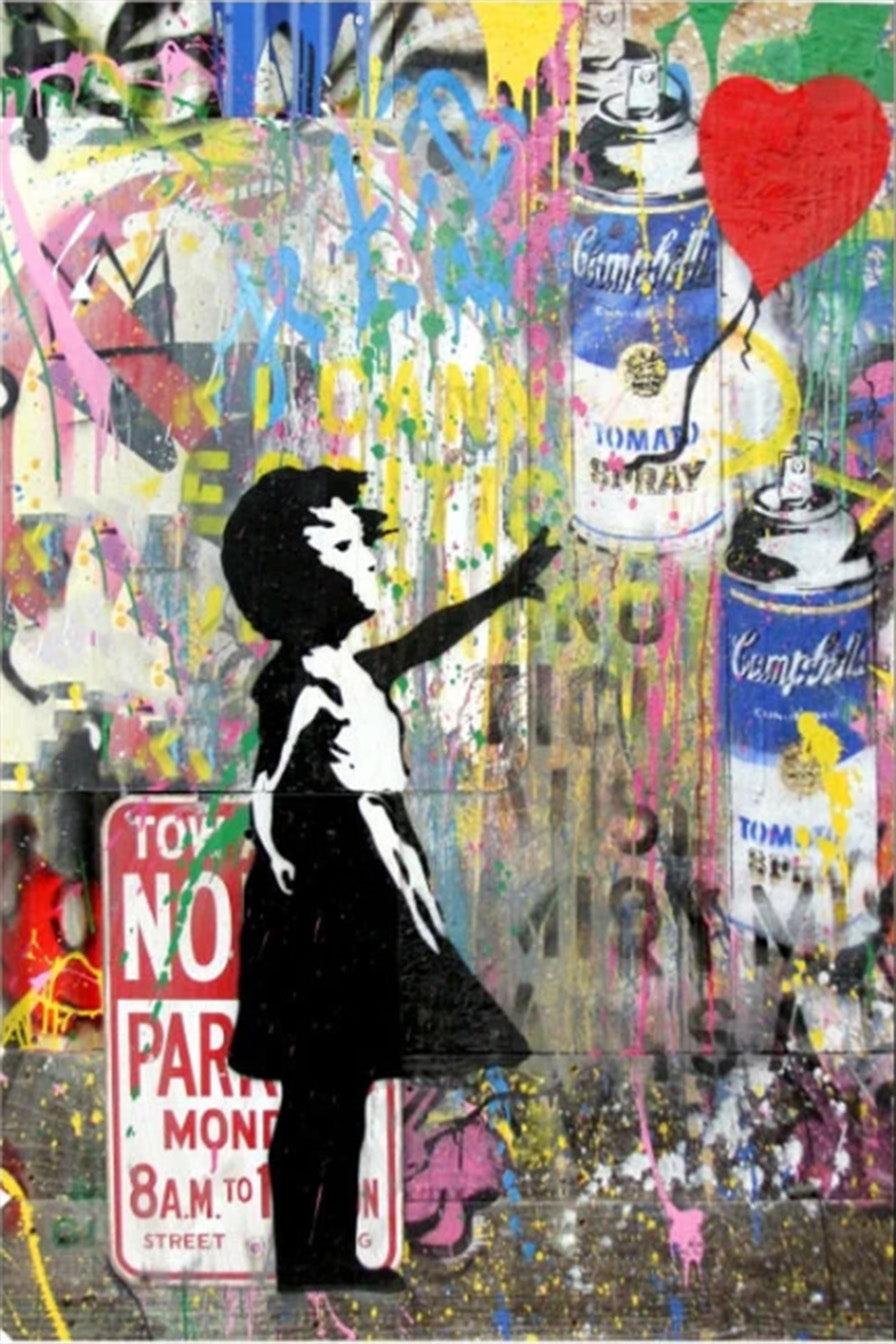 Tableau Pop Art Graffiti Artiste