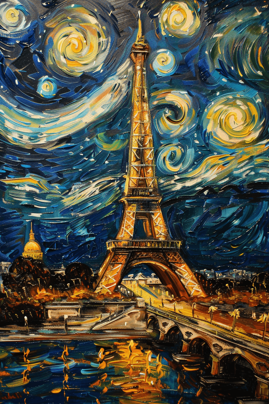Tableau Paris Van Gogh