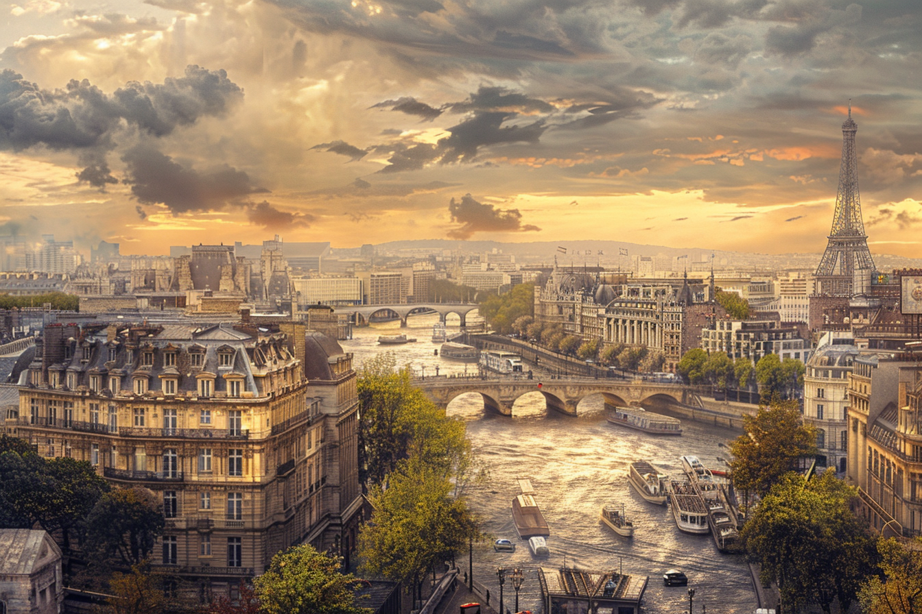 Tableau Vintage Ville
