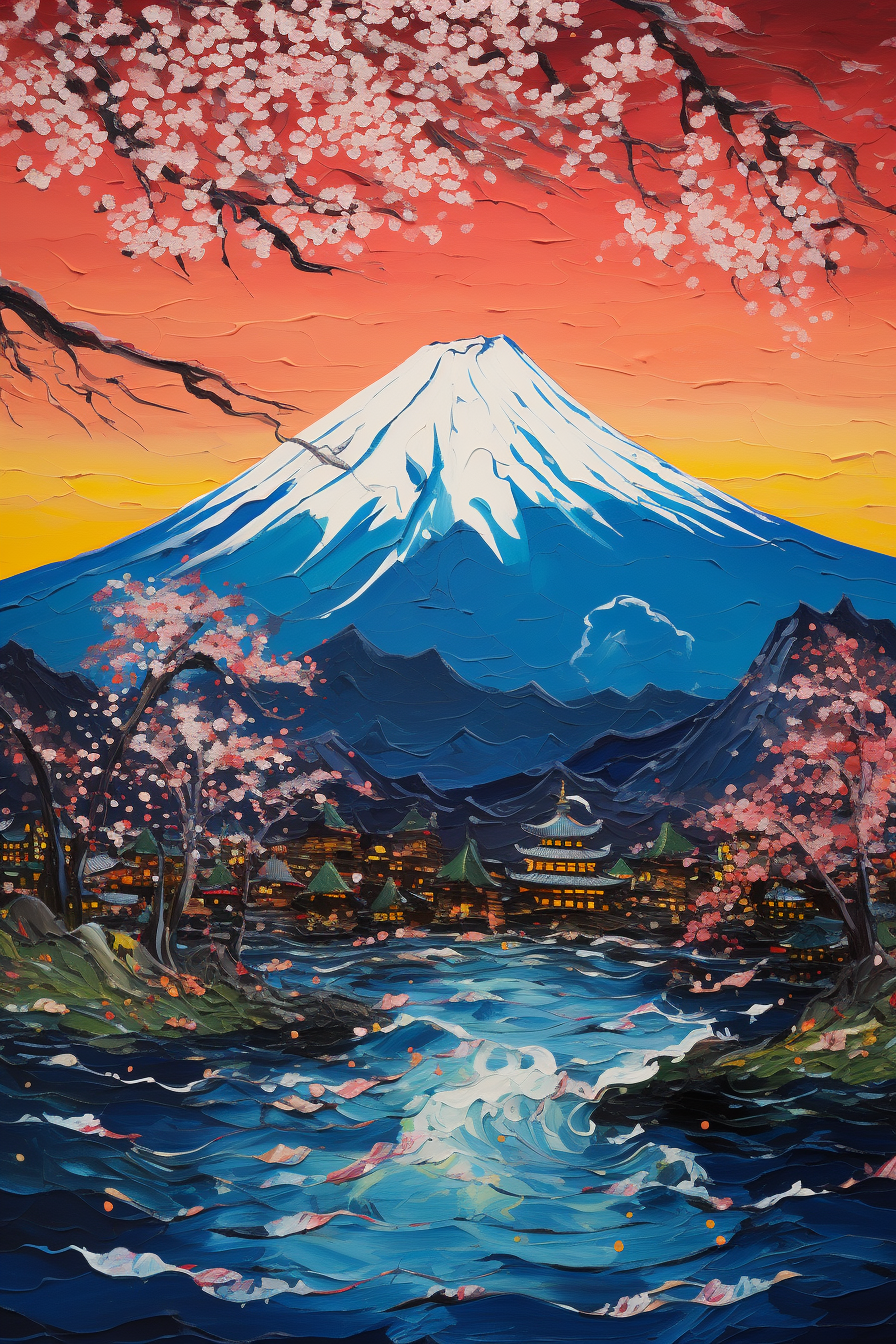 Tableau Mont Fuji