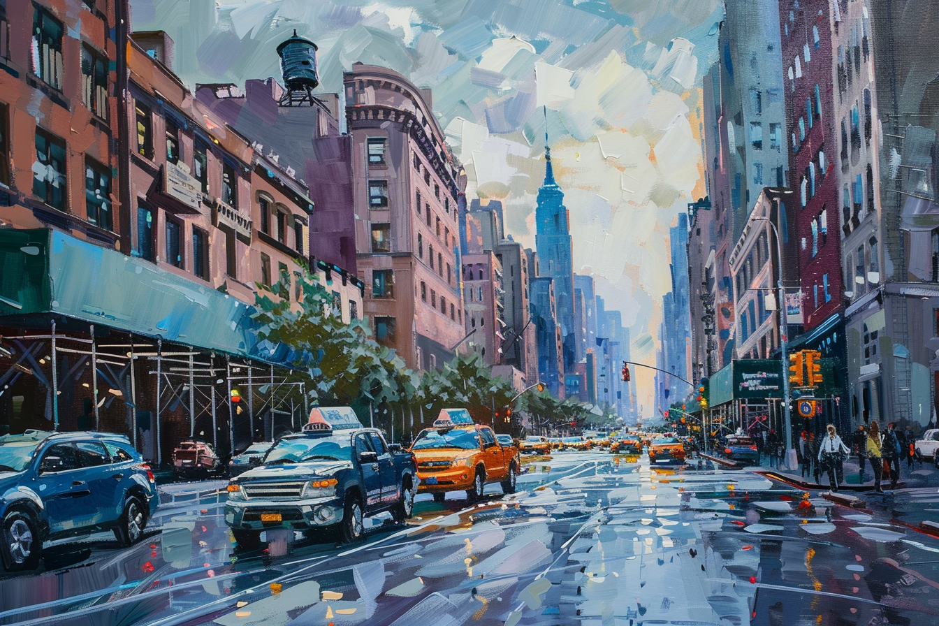 Peinture sur Toile New York