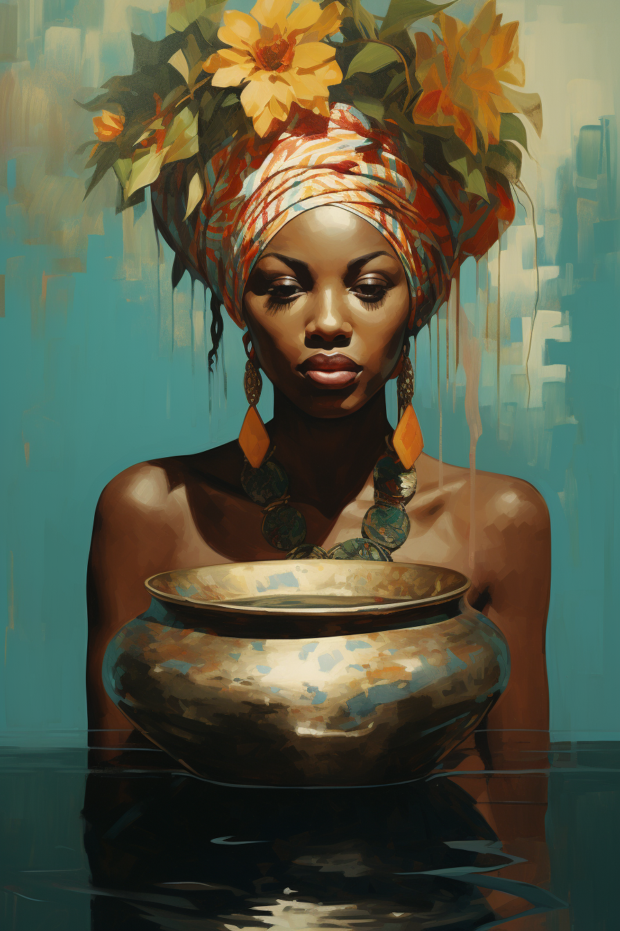 Tableau Porteuse d’Eau