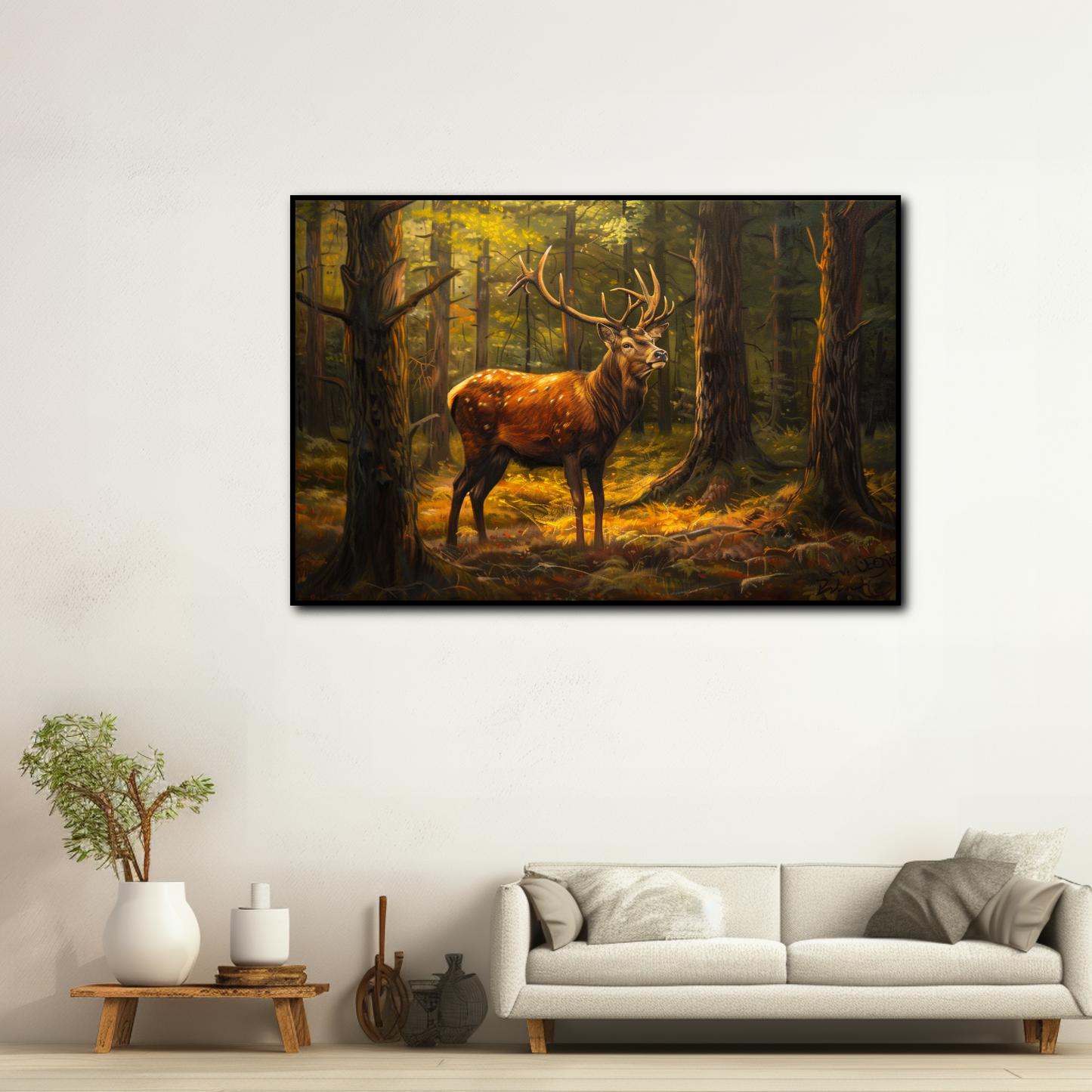 Tableau Cerf Sauvage