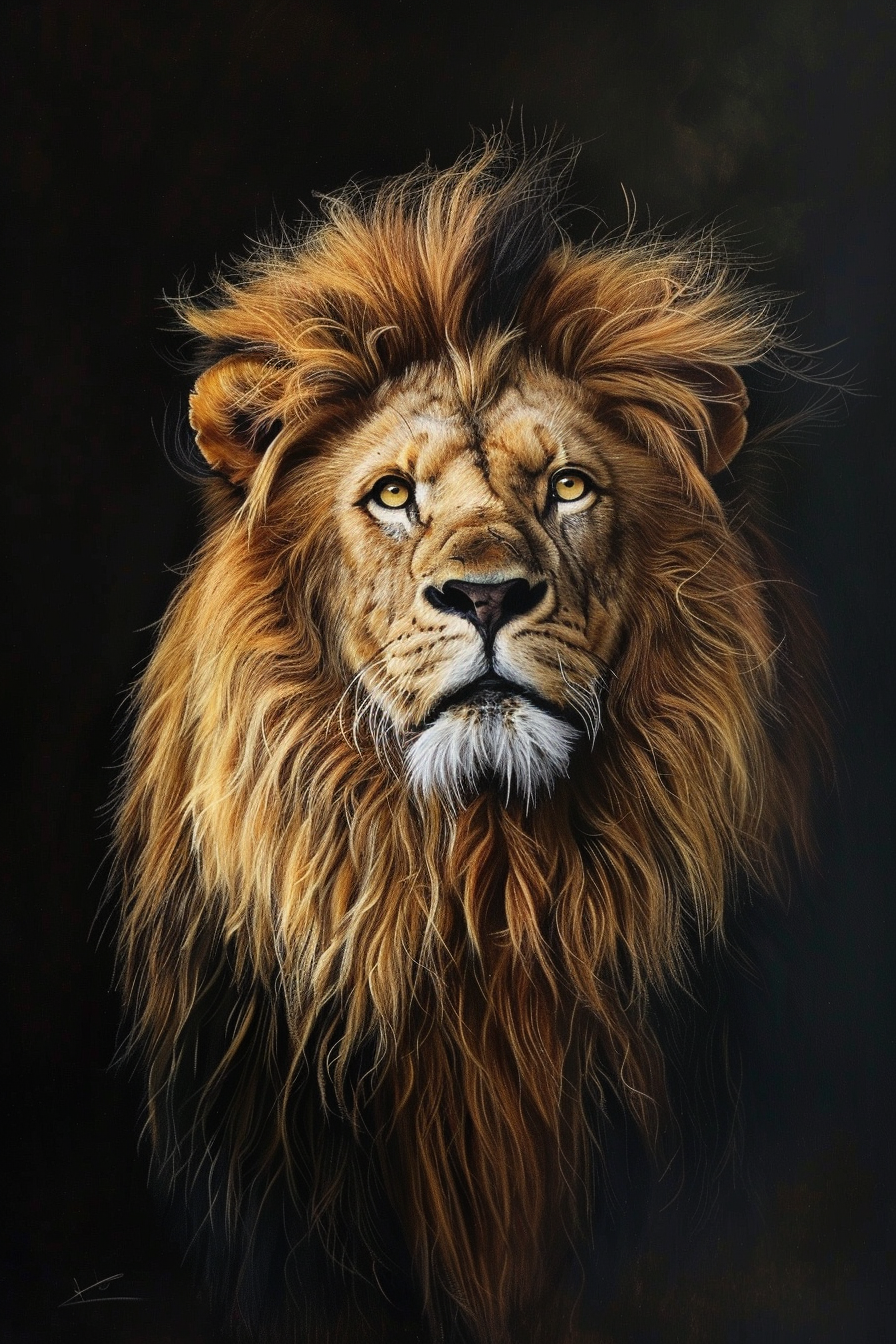 Tableau Lion Scandinave