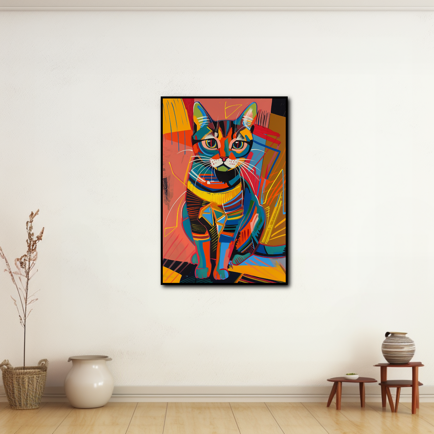 Tableau Chat Pop Art