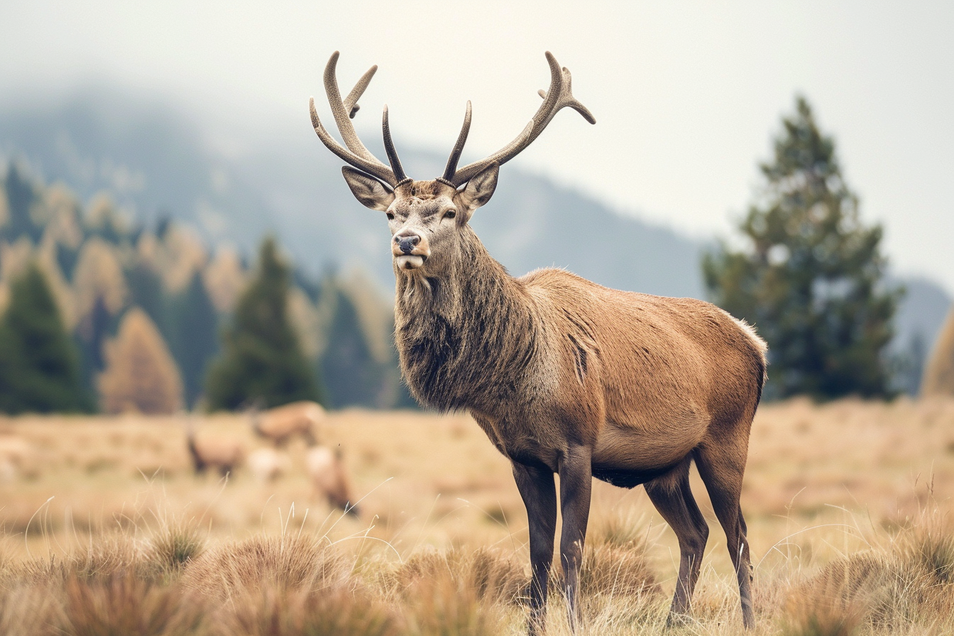 Tableau Montagne Cerf