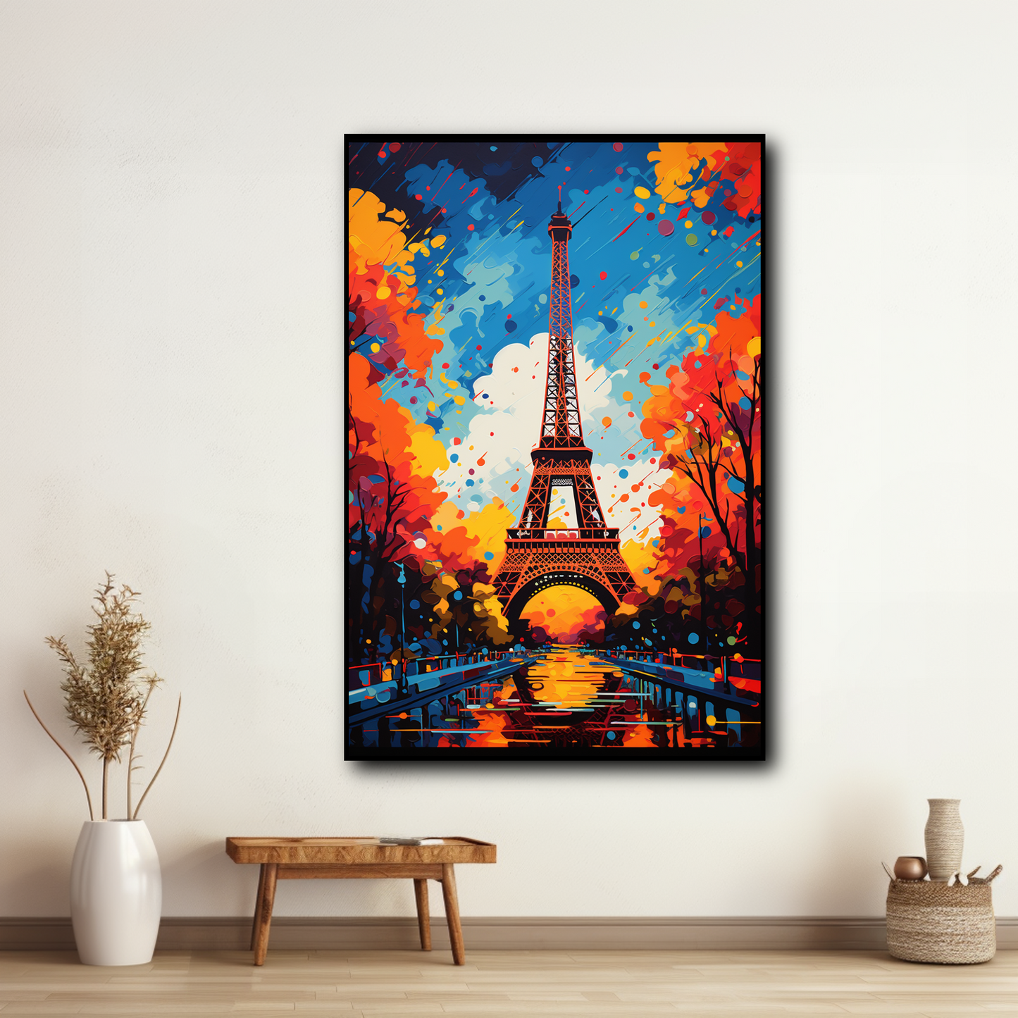 Tableau Pop Art Tour Eiffel