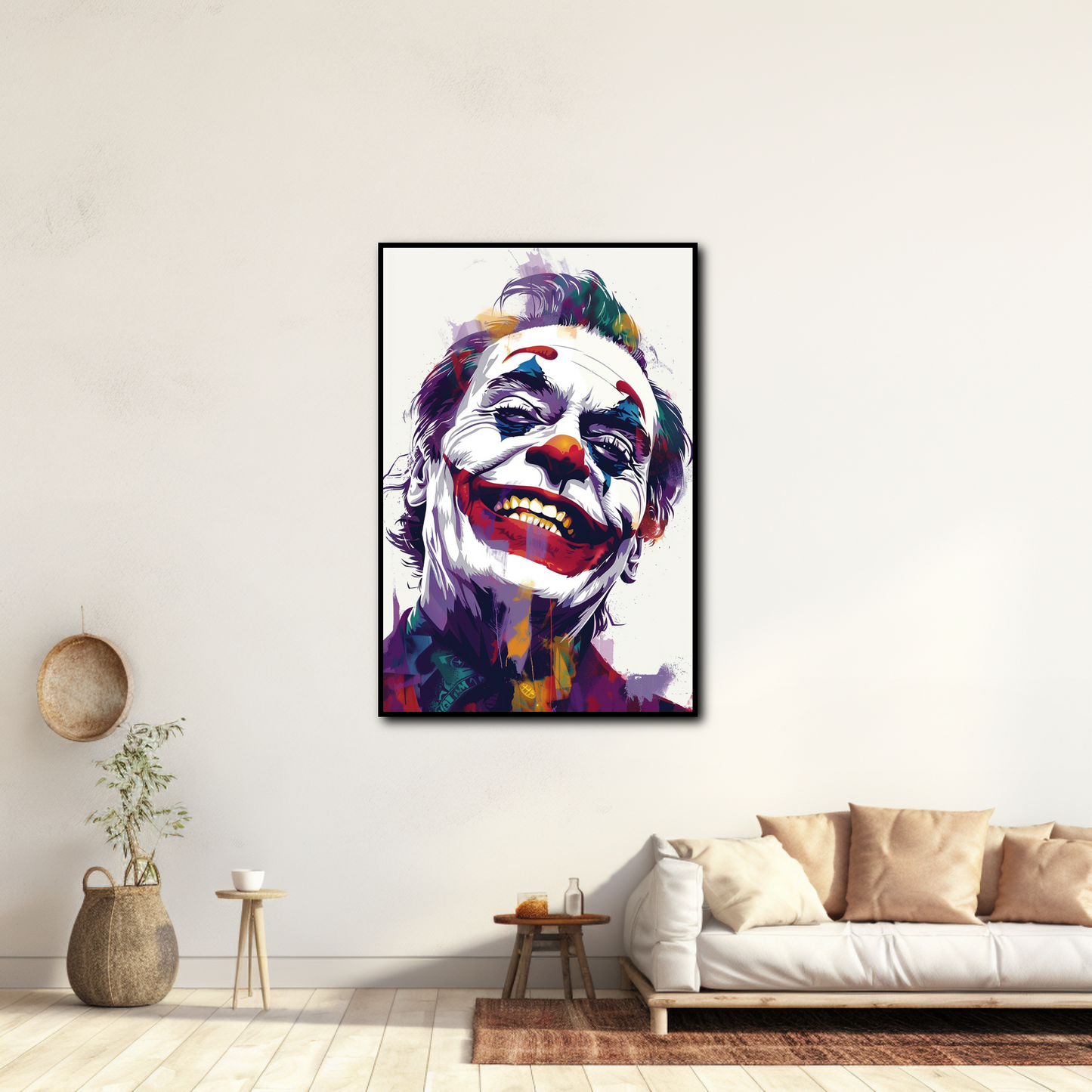 Tableau déco portrait Joker Jack Nicholson