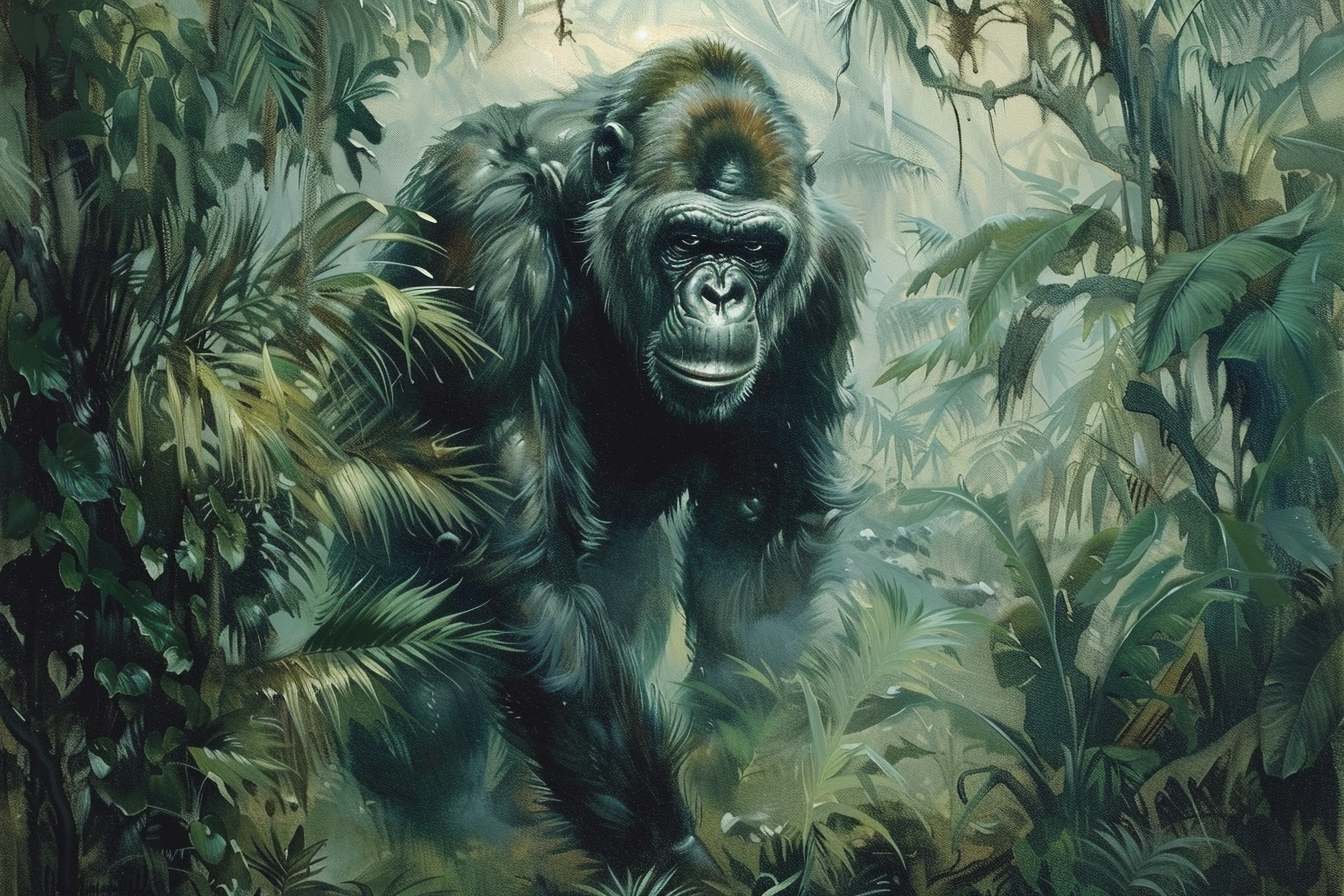 Tableau Grand Singe