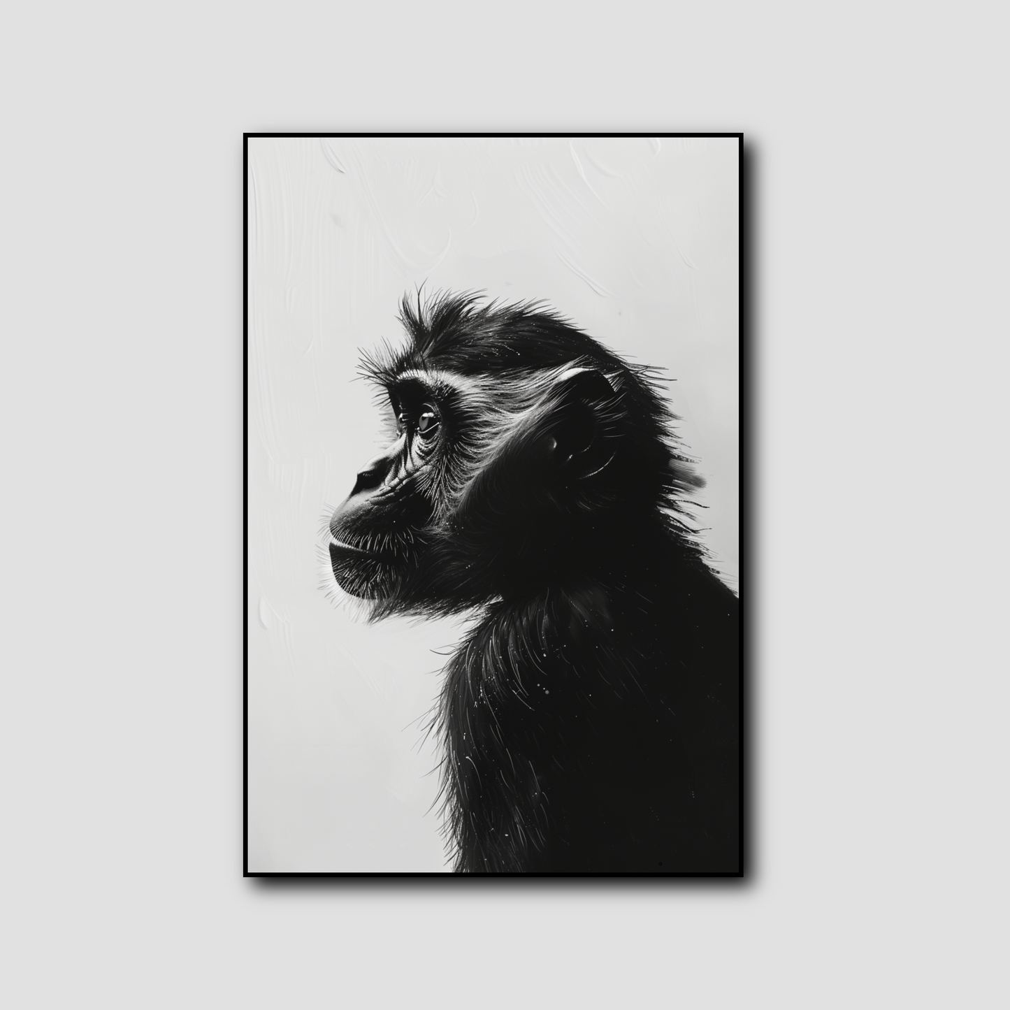 Tableau Minimaliste Singe