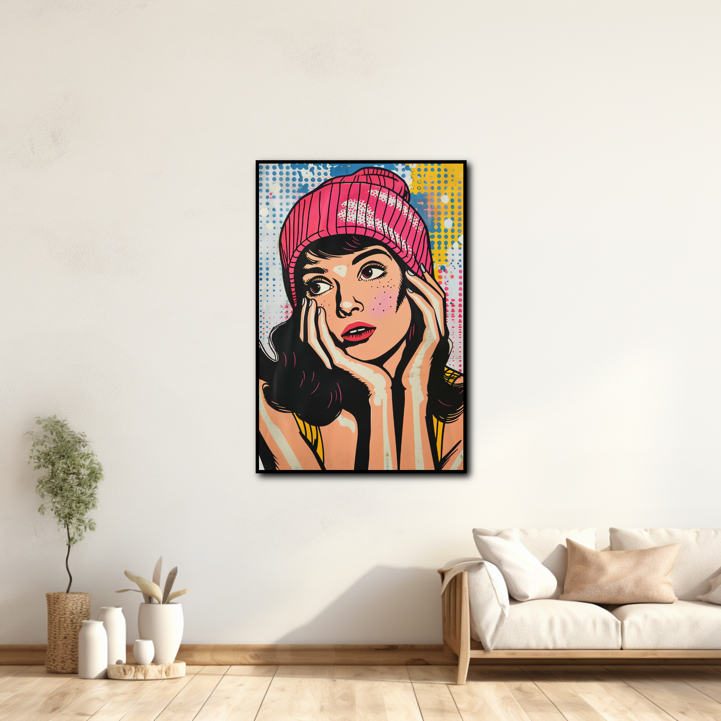 Tableau Femme Pop Art