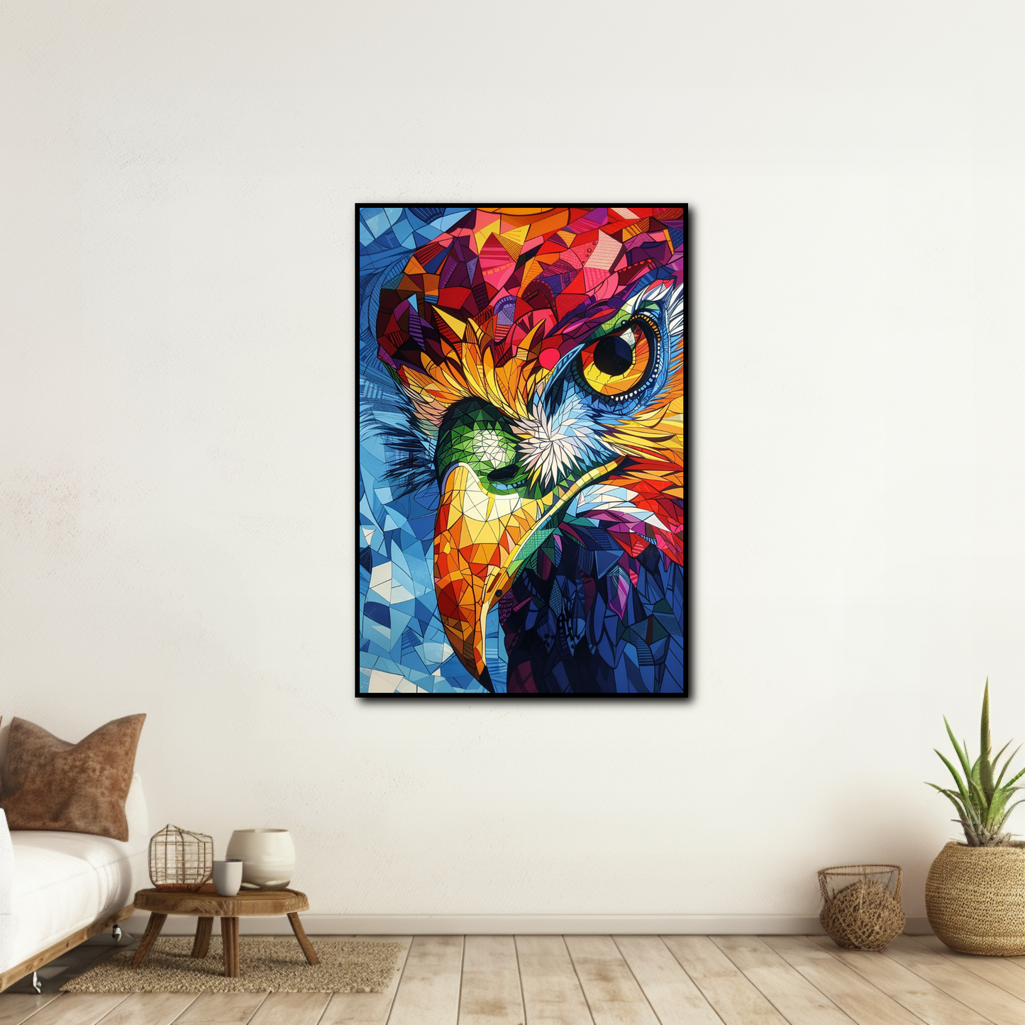 Tableau Aigle Multicolore