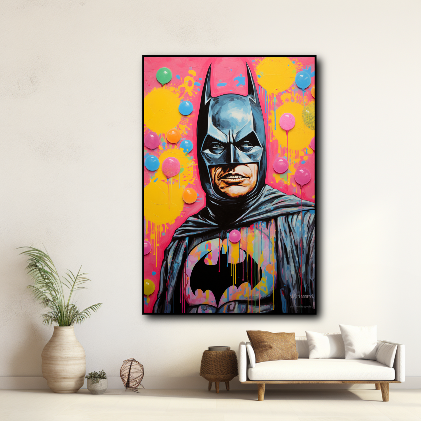 Tableau Batman Pop Art