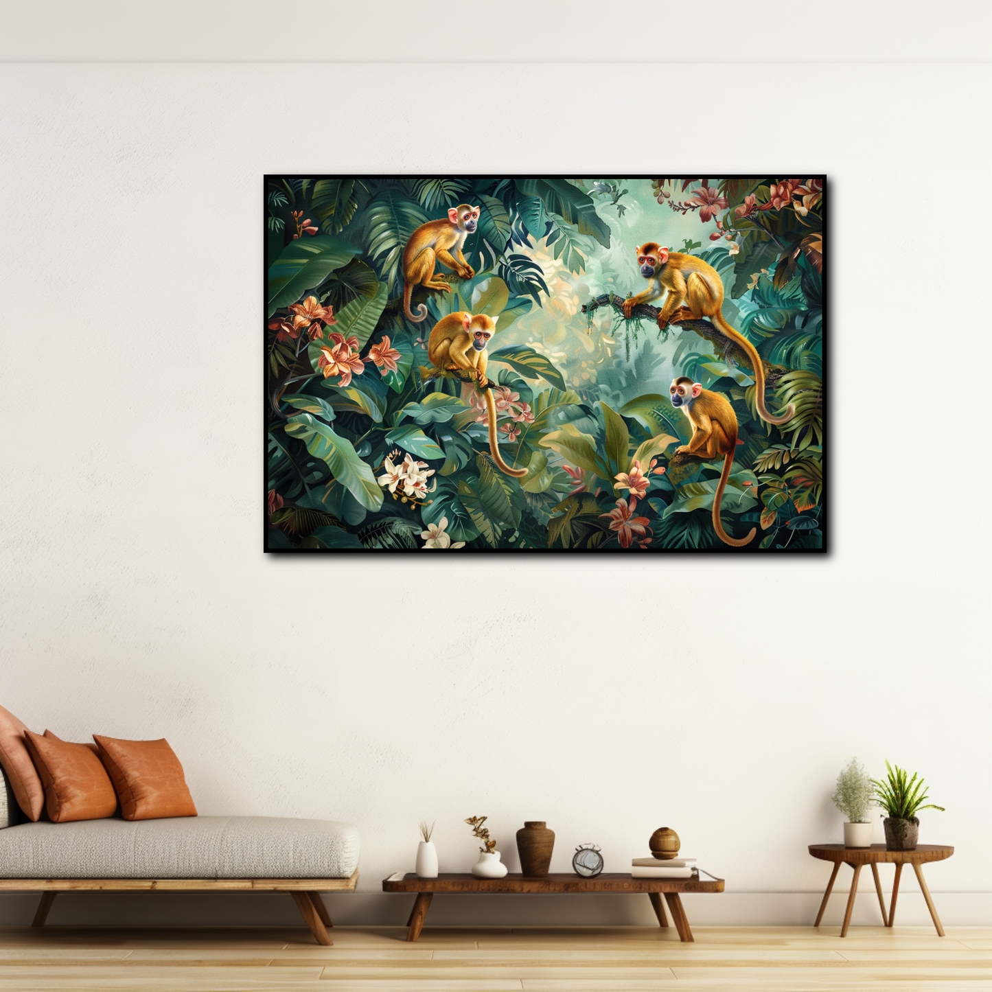 Tableau Peinture Singe