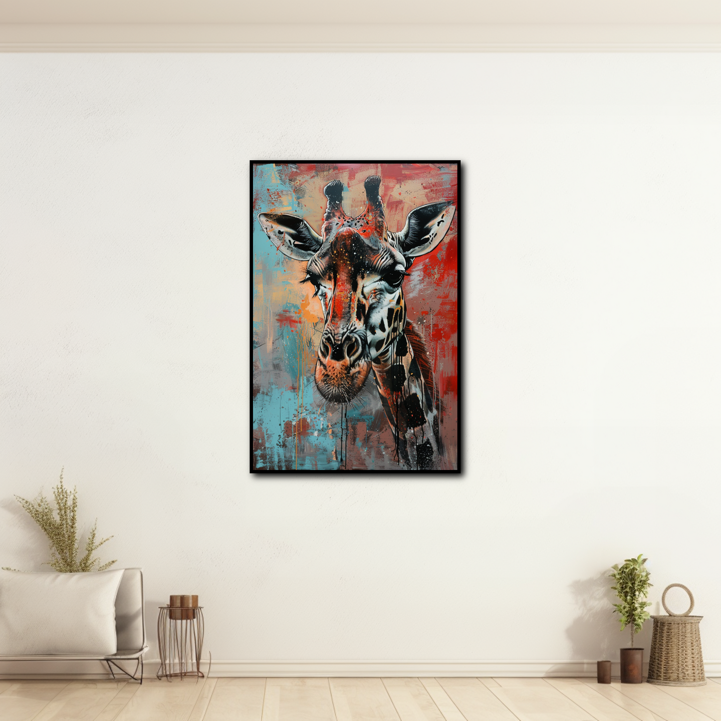 Tableau Girafe Moderne
