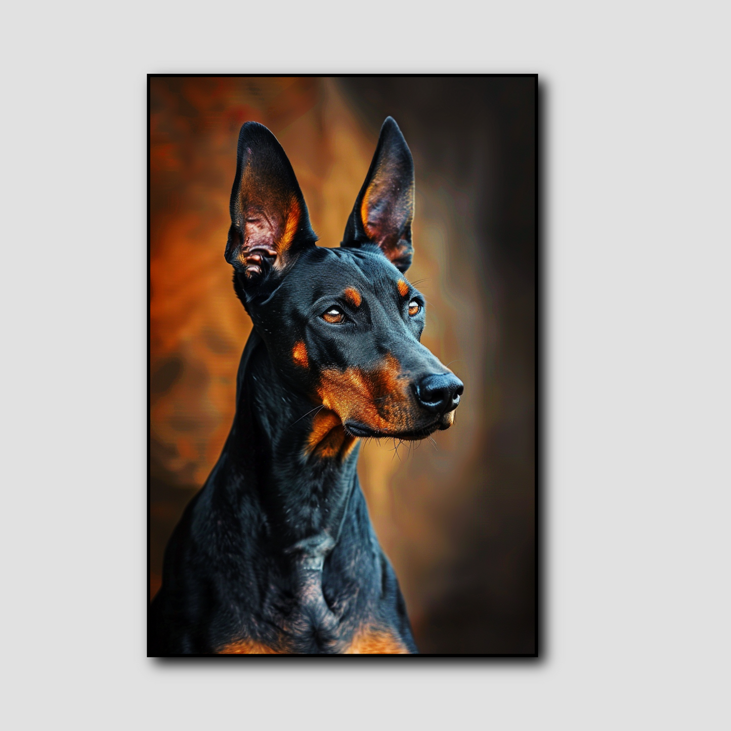 Tableau Moderne Doberman