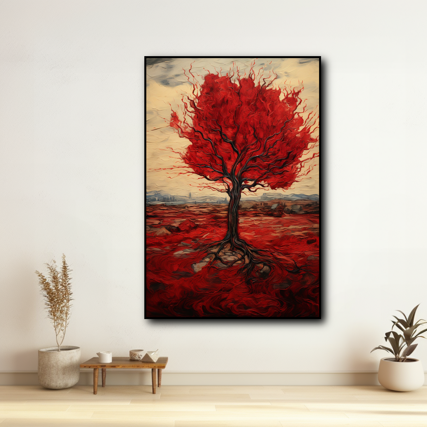 Tableau Arbre Rouge