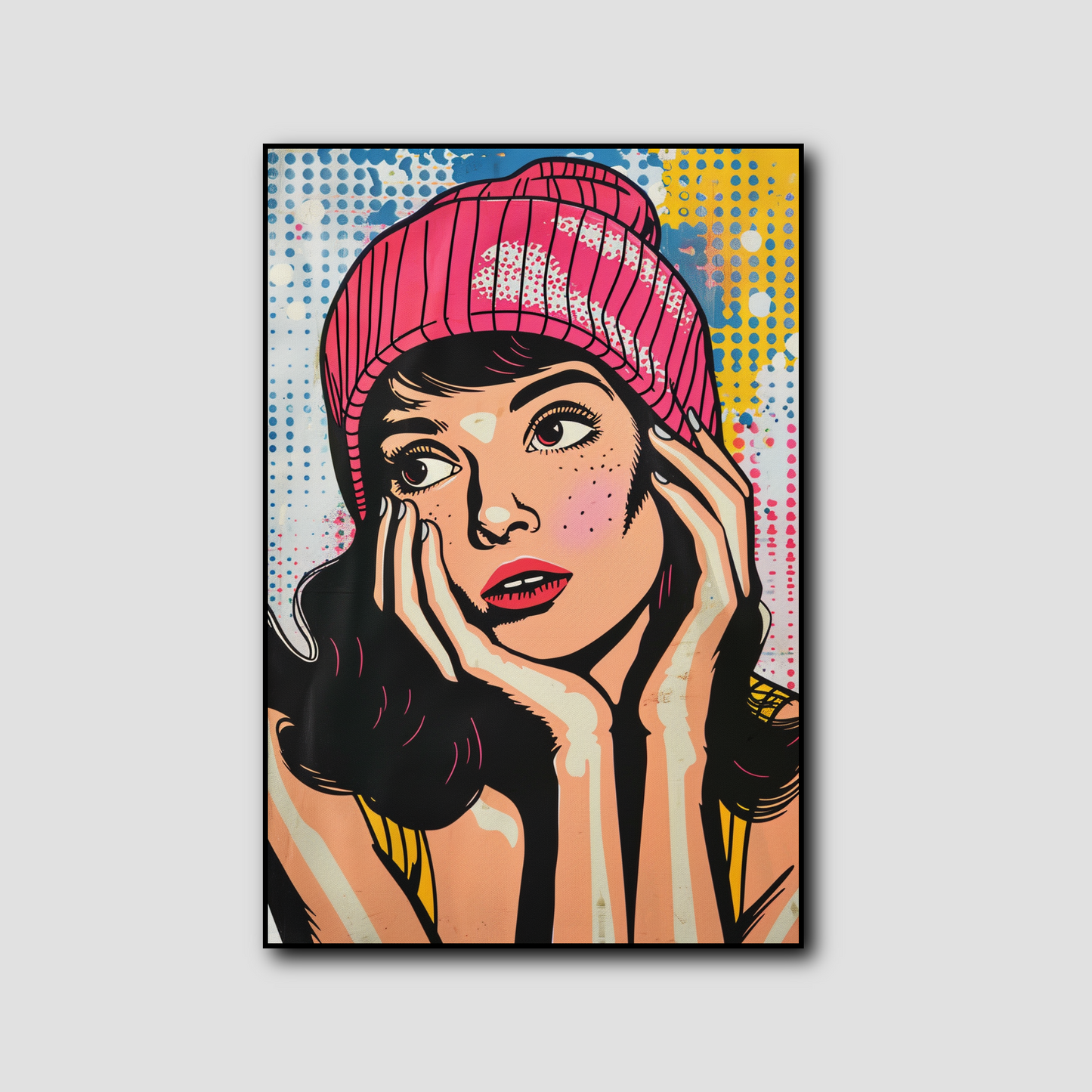 Tableau Femme Pop Art