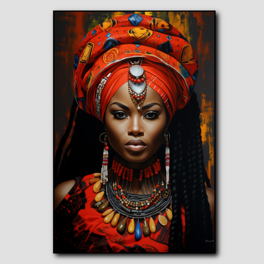 Tableau Reine Africaine