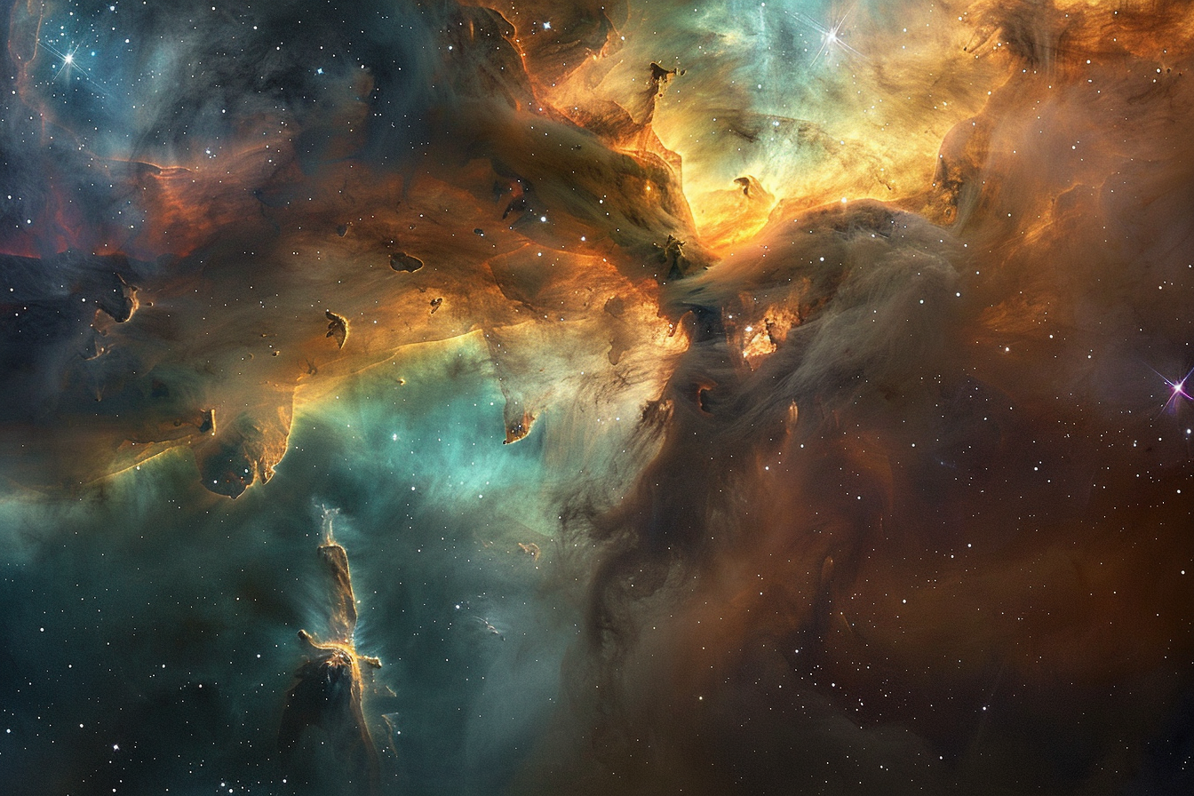 Tableau Espace Coloré