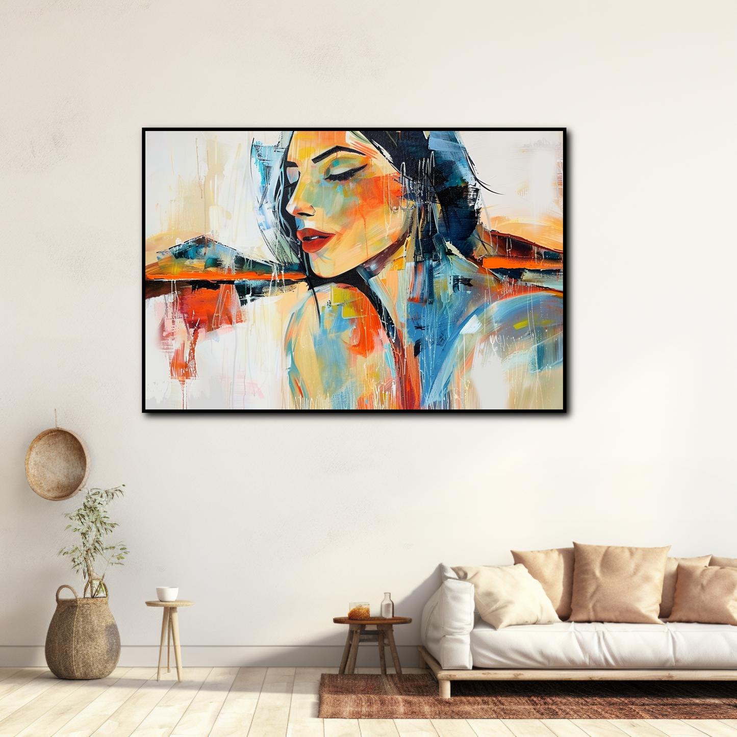 Tableau Femme Abstraite