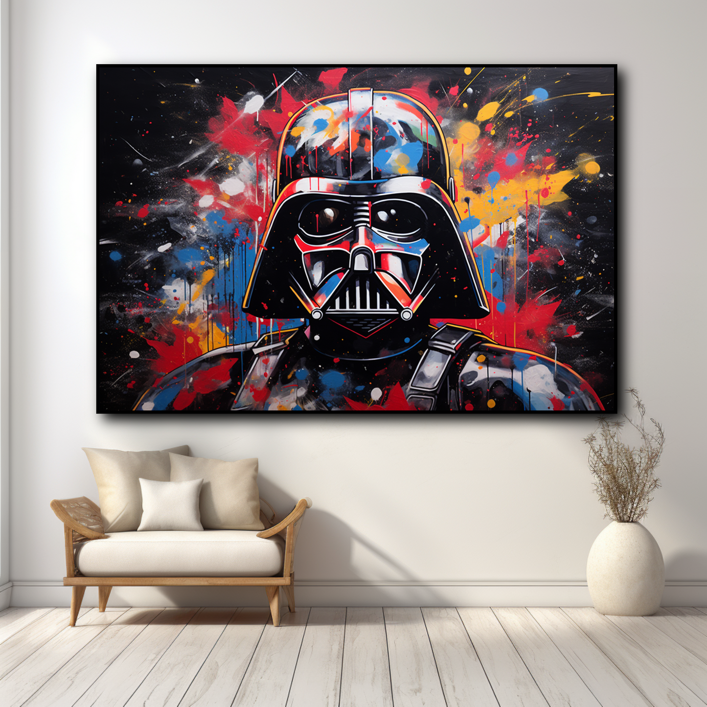 Tableau Street Art Stars Wars