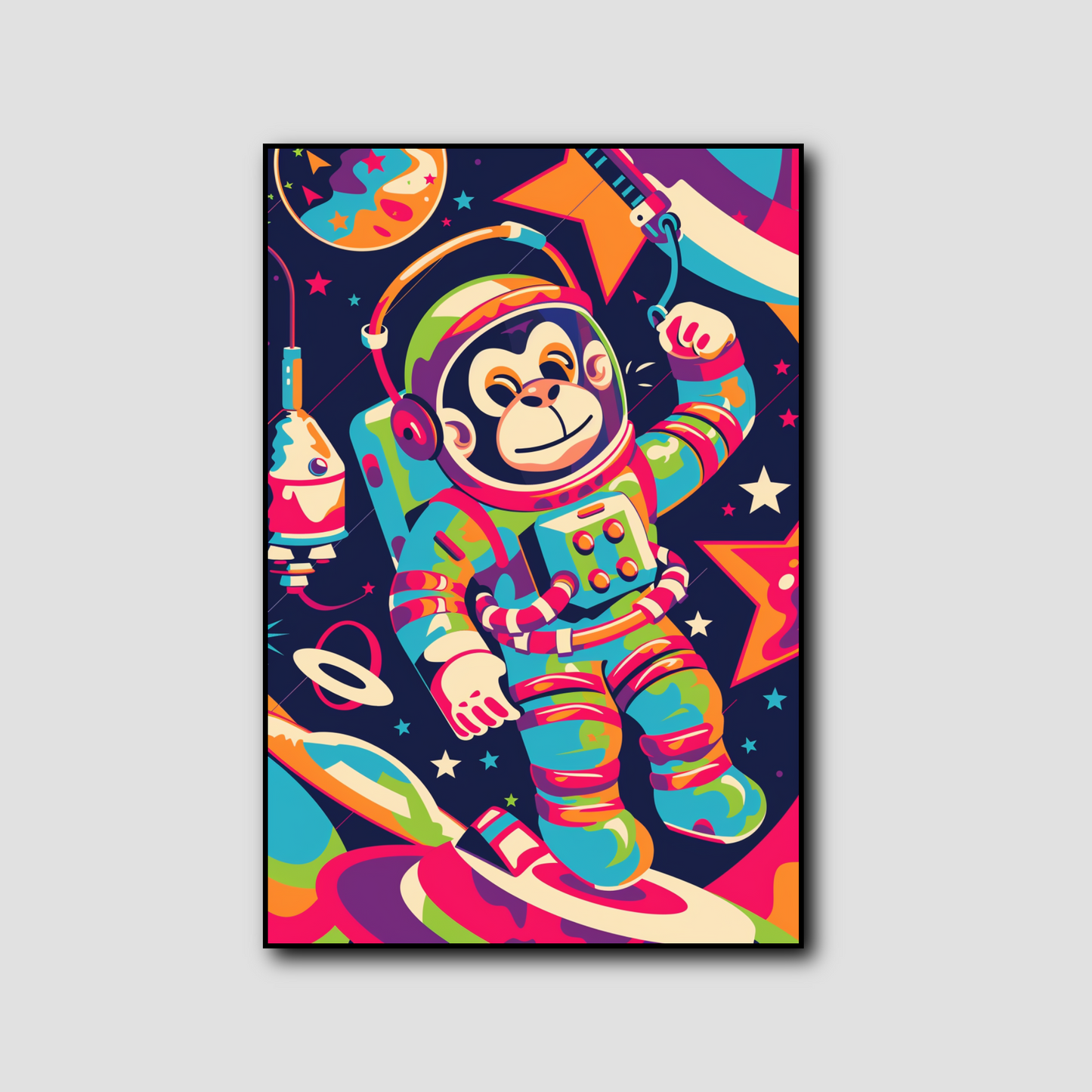 Tableau Singe Enfant