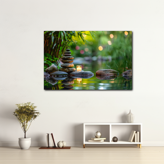 Tableau Galet Zen